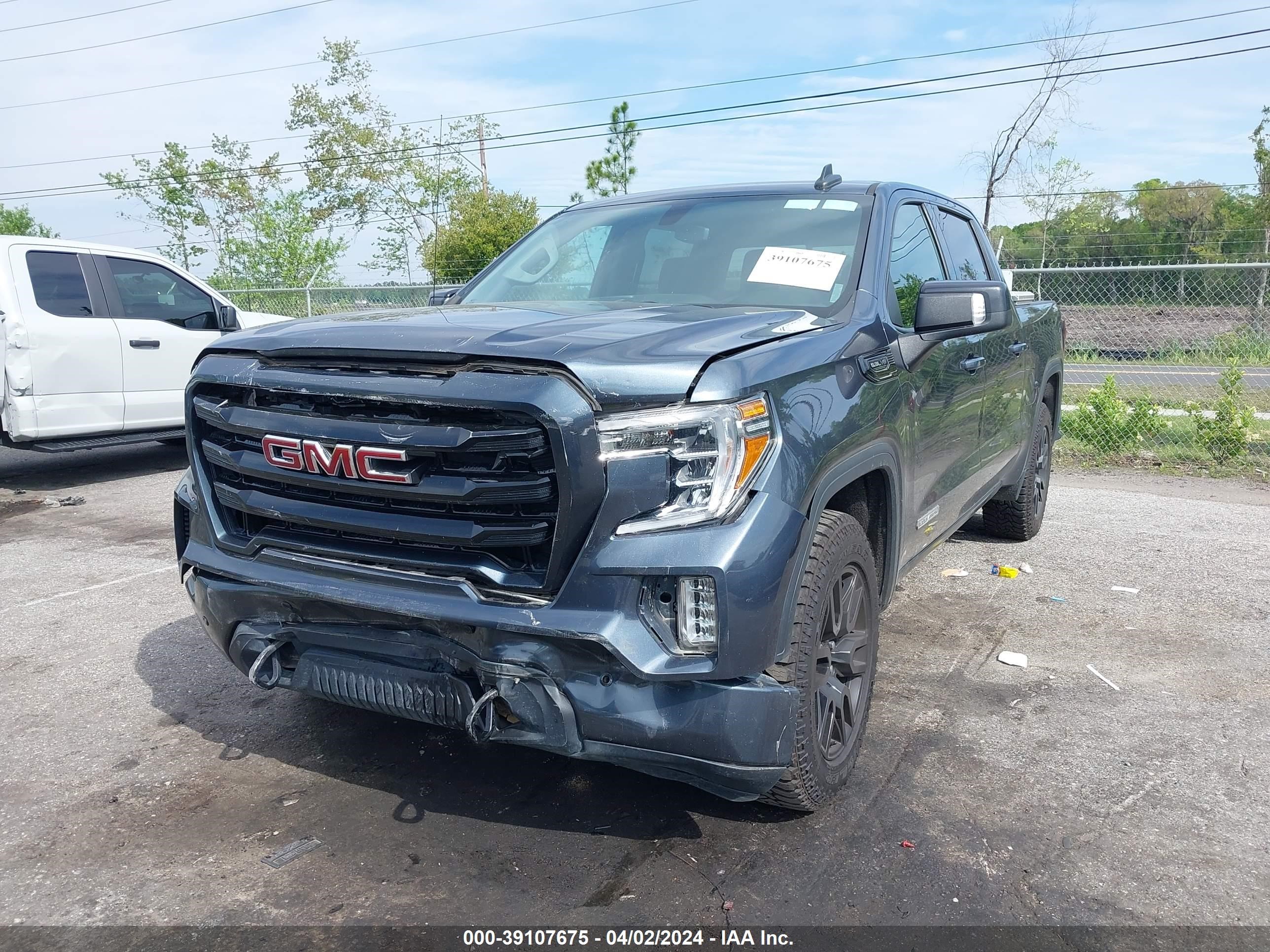 2020 GMC Sierra 1500 4Wd Short Box Elevation vin: 3GTU9CED9LG108475