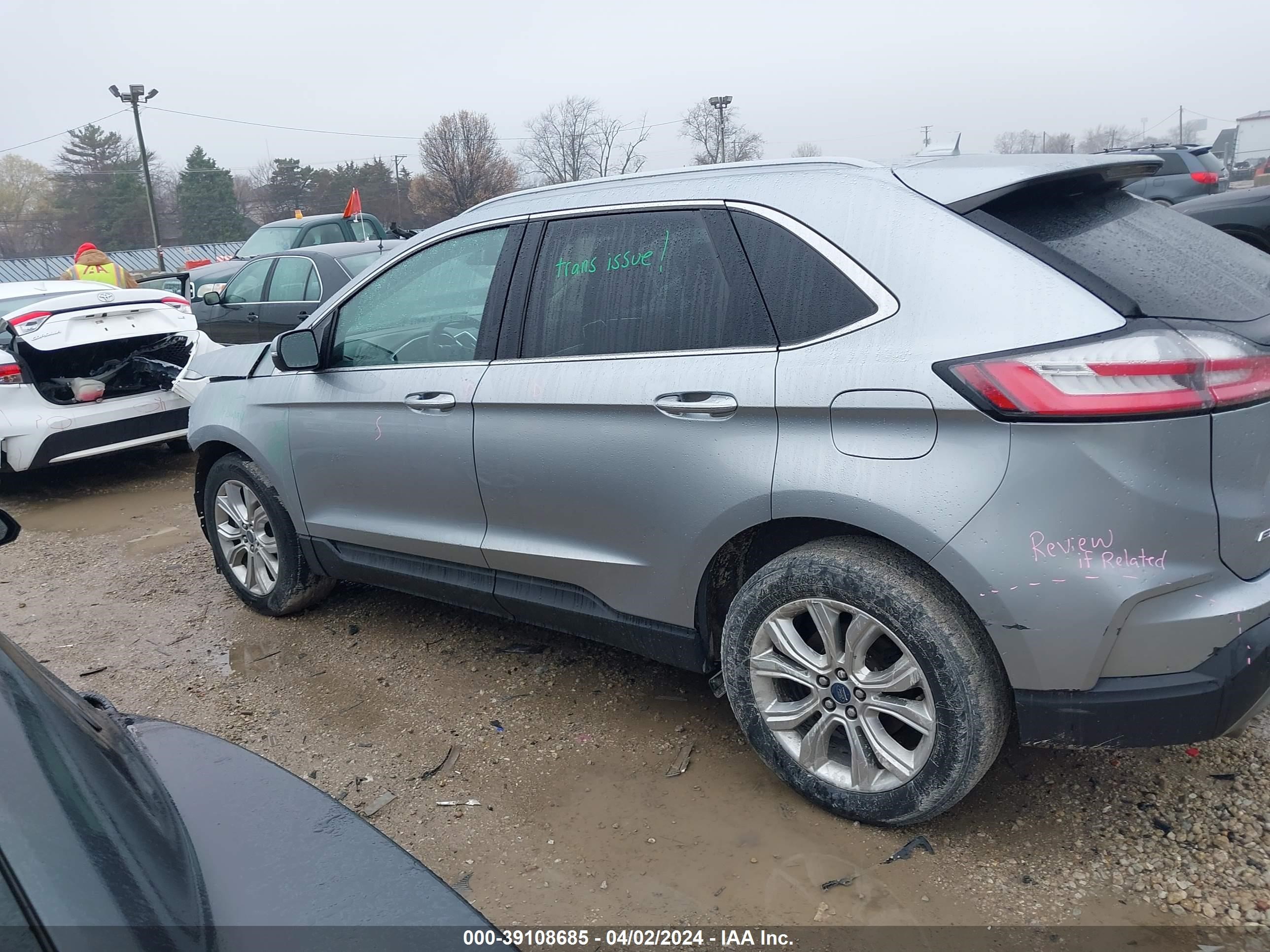 2020 Ford Edge Titanium vin: 2FMPK3K92LBA16009