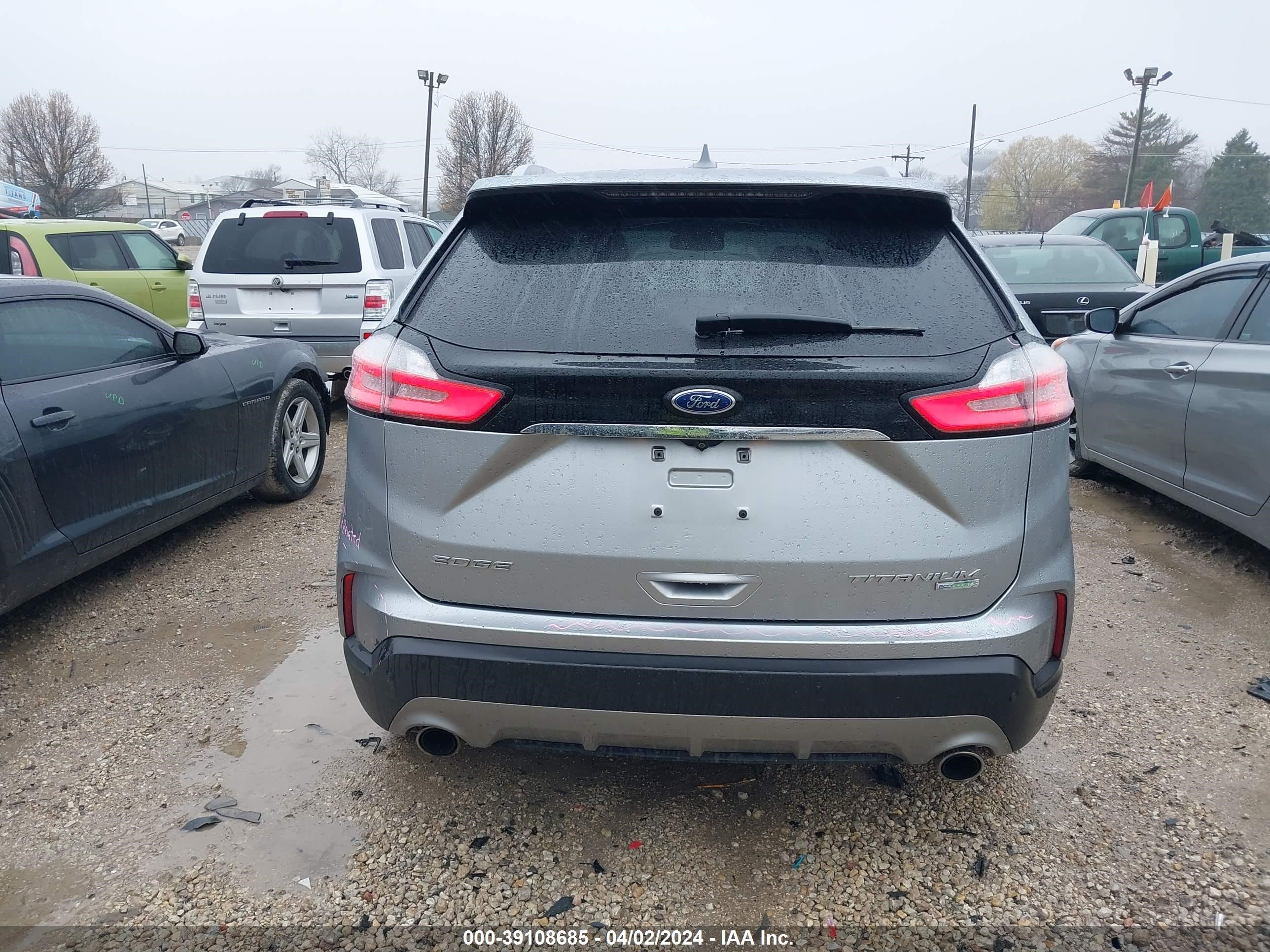 2020 Ford Edge Titanium vin: 2FMPK3K92LBA16009