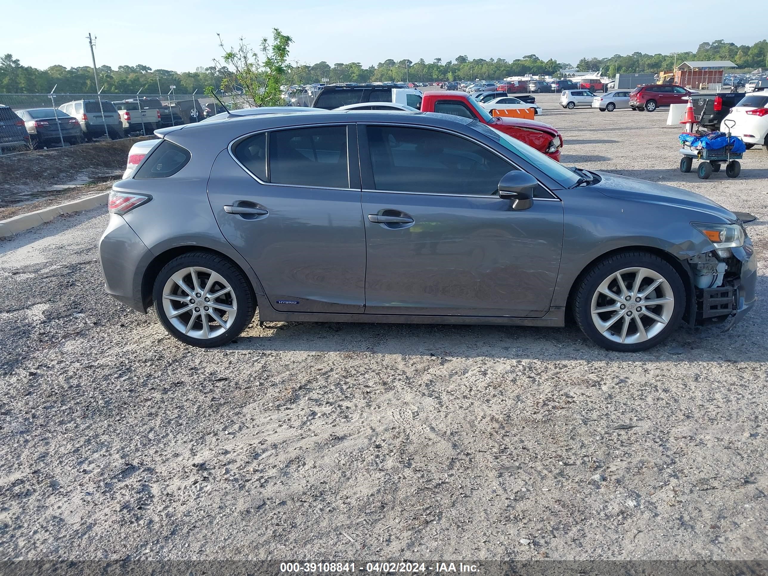 2013 Lexus Ct 200H vin: JTHKD5BH7D2128645