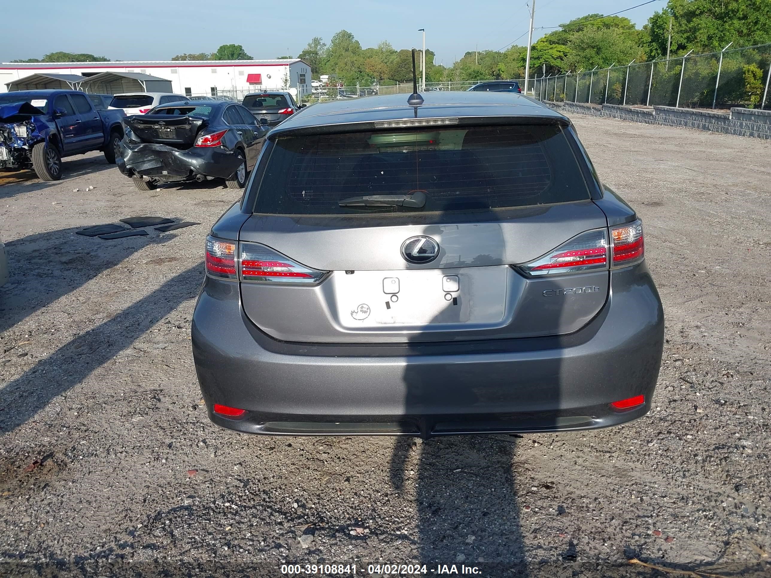 2013 Lexus Ct 200H vin: JTHKD5BH7D2128645