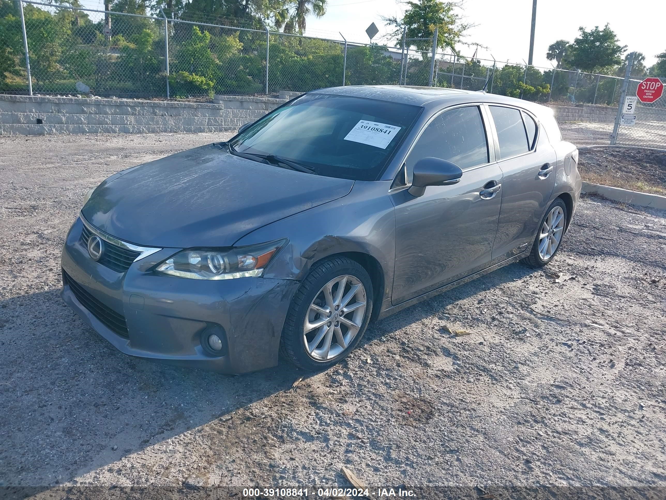 2013 Lexus Ct 200H vin: JTHKD5BH7D2128645