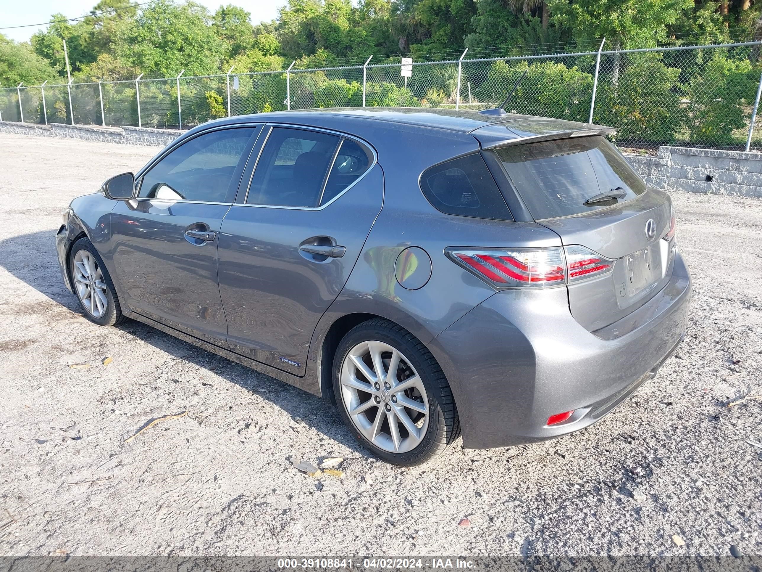 2013 Lexus Ct 200H vin: JTHKD5BH7D2128645