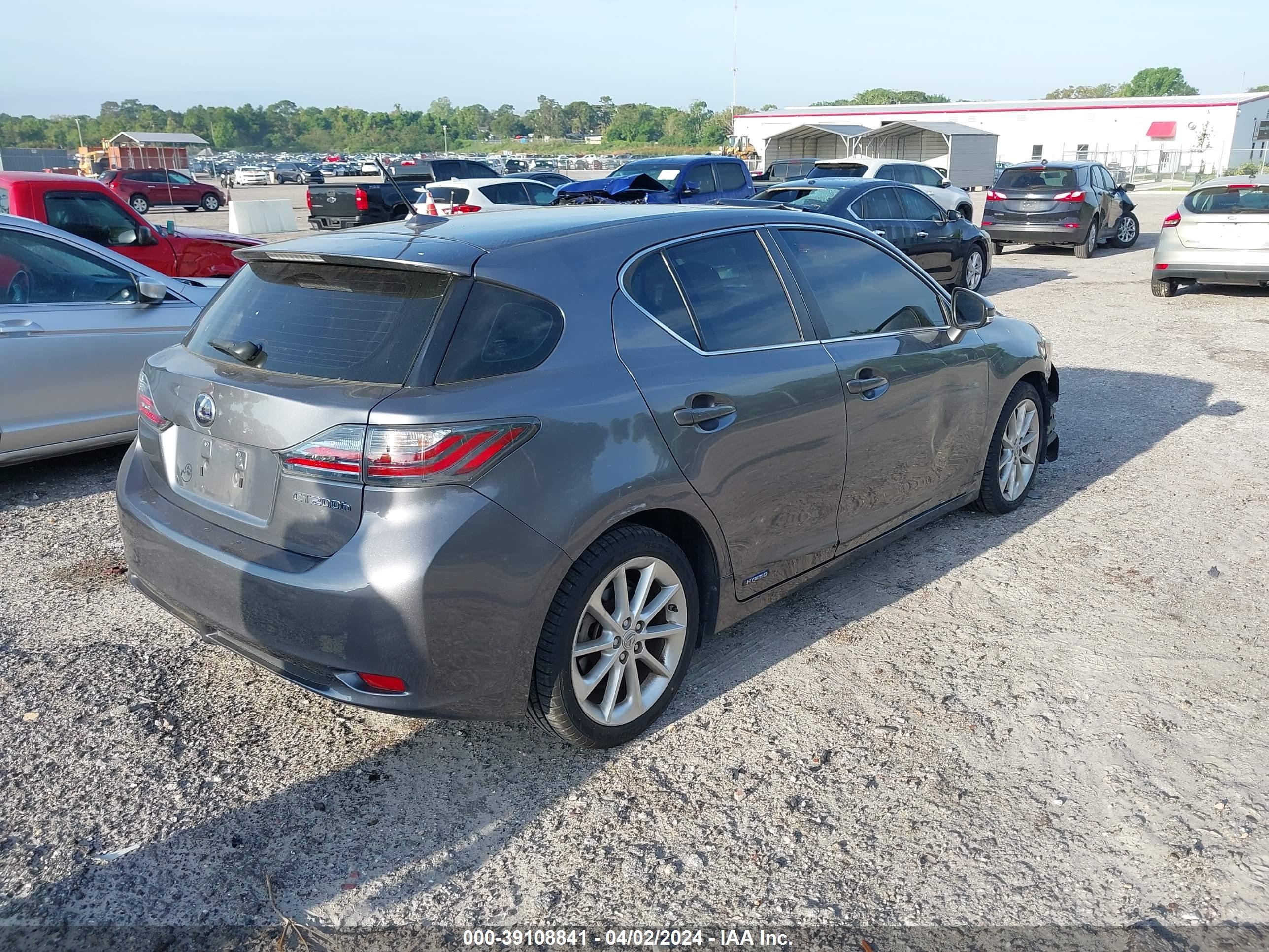 2013 Lexus Ct 200H vin: JTHKD5BH7D2128645