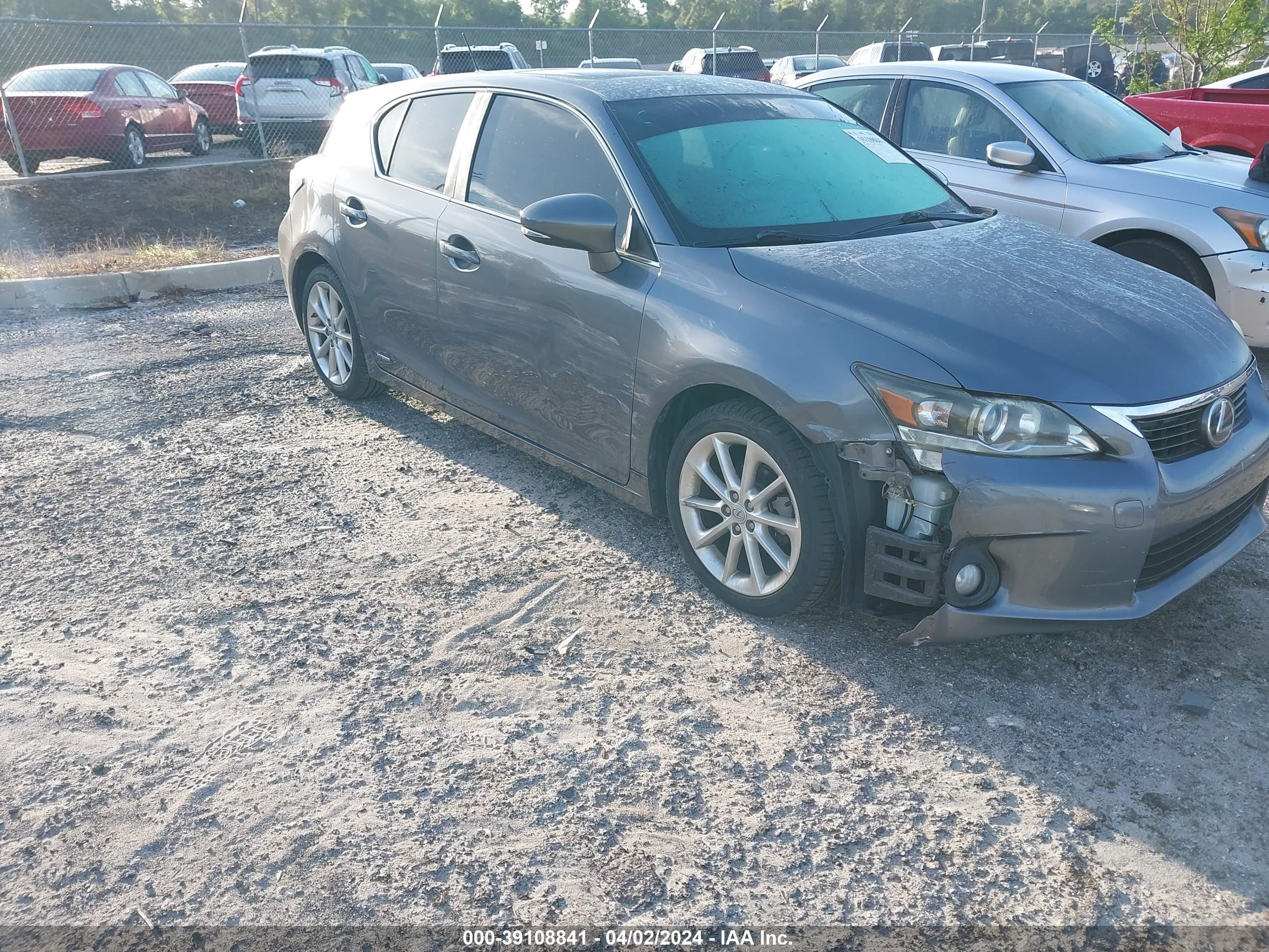 2013 Lexus Ct 200H vin: JTHKD5BH7D2128645