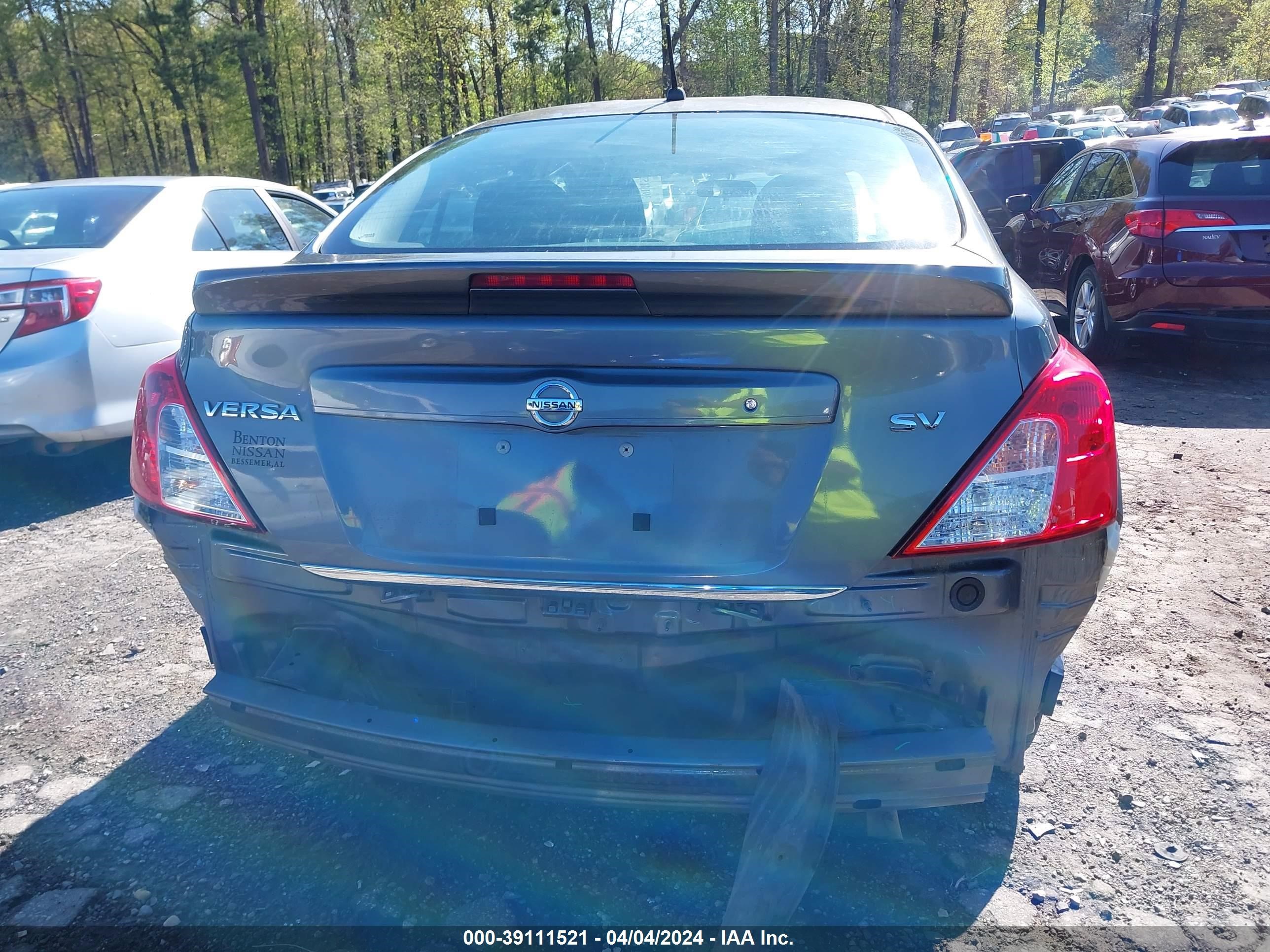 2017 Nissan Versa 1.6 Sv vin: 3N1CN7APXHL890107