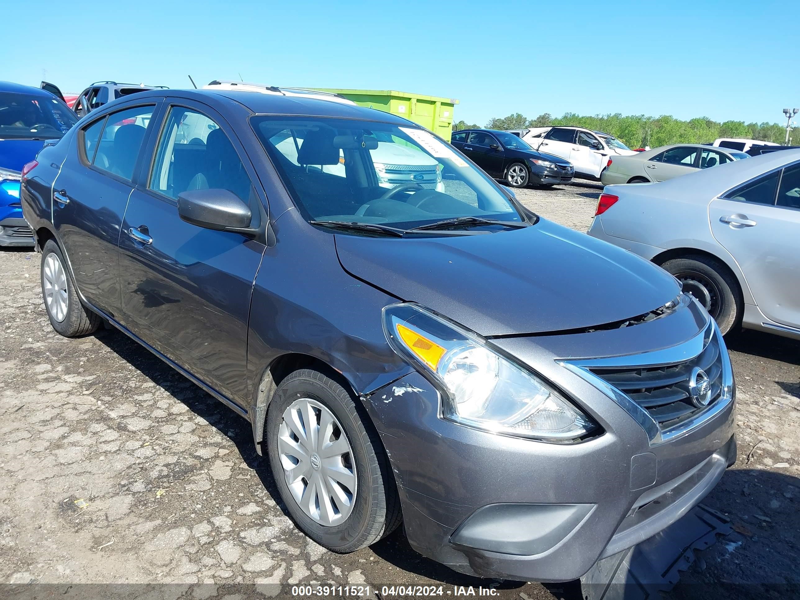 2017 Nissan Versa 1.6 Sv vin: 3N1CN7APXHL890107