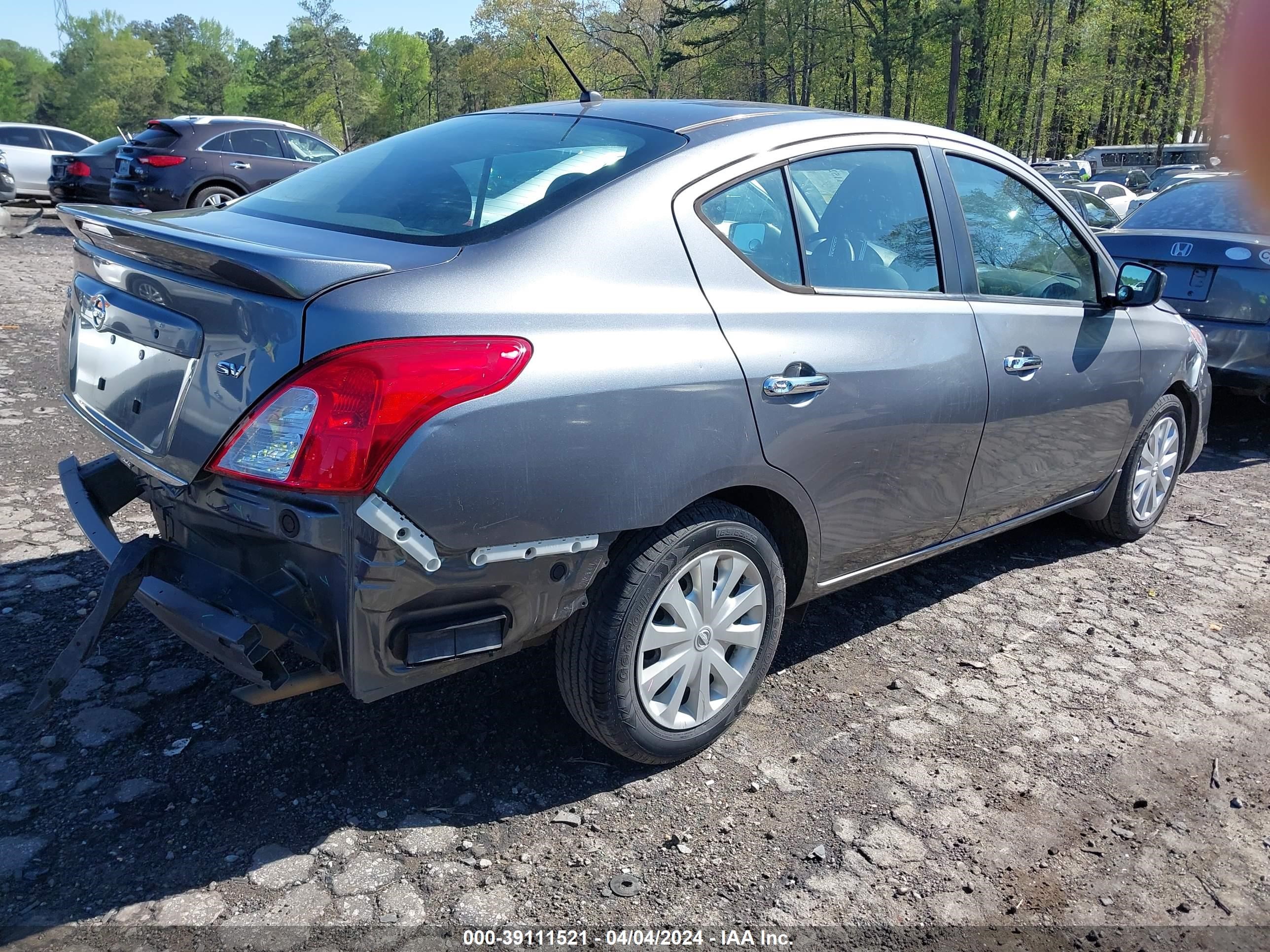 2017 Nissan Versa 1.6 Sv vin: 3N1CN7APXHL890107