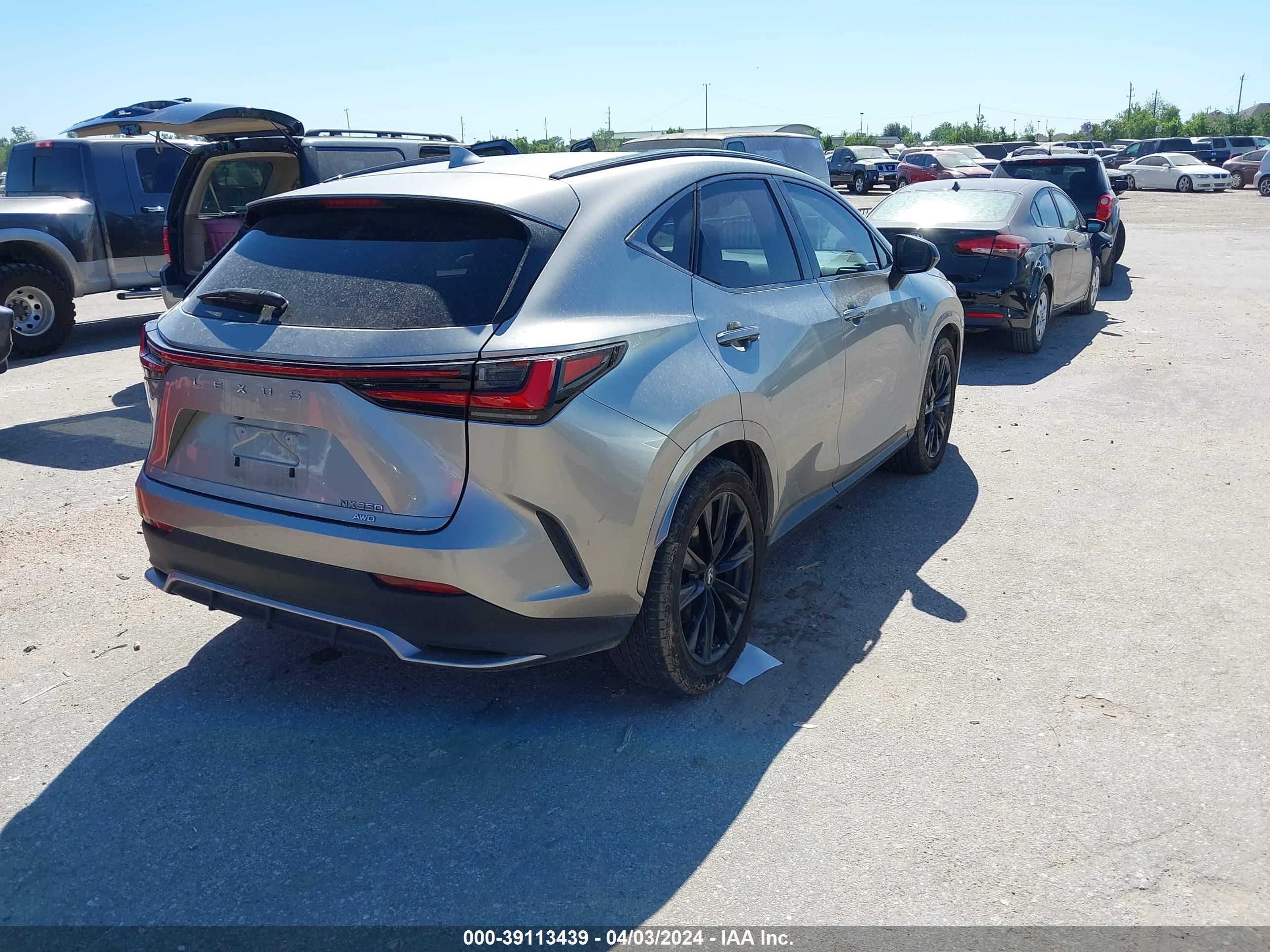 2022 Lexus Nx 350 F Sport Handling vin: JTJKGCEZ7N5001599