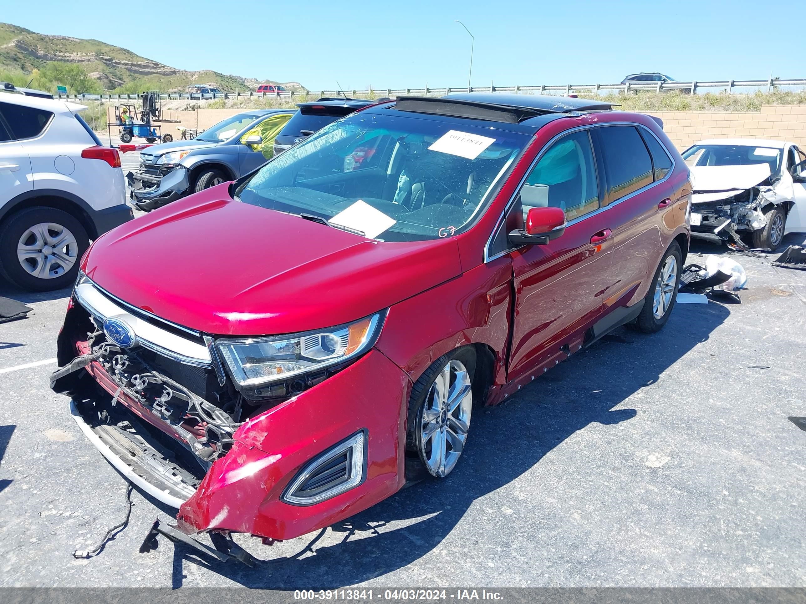 2018 Ford Edge Sel vin: 2FMPK3J87JBB73203