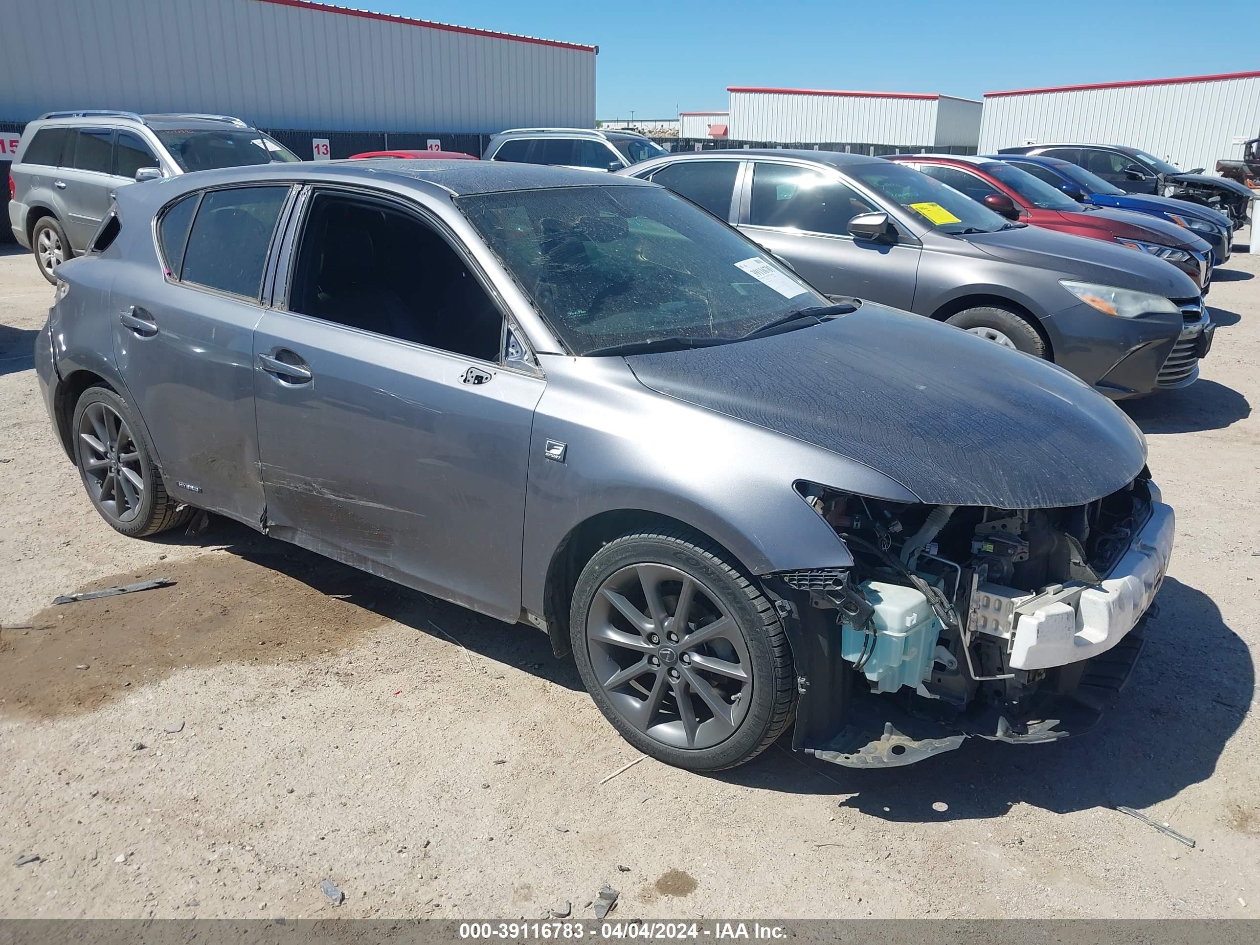 2012 Lexus Ct 200H Premium vin: JTHKD5BH7C2089912