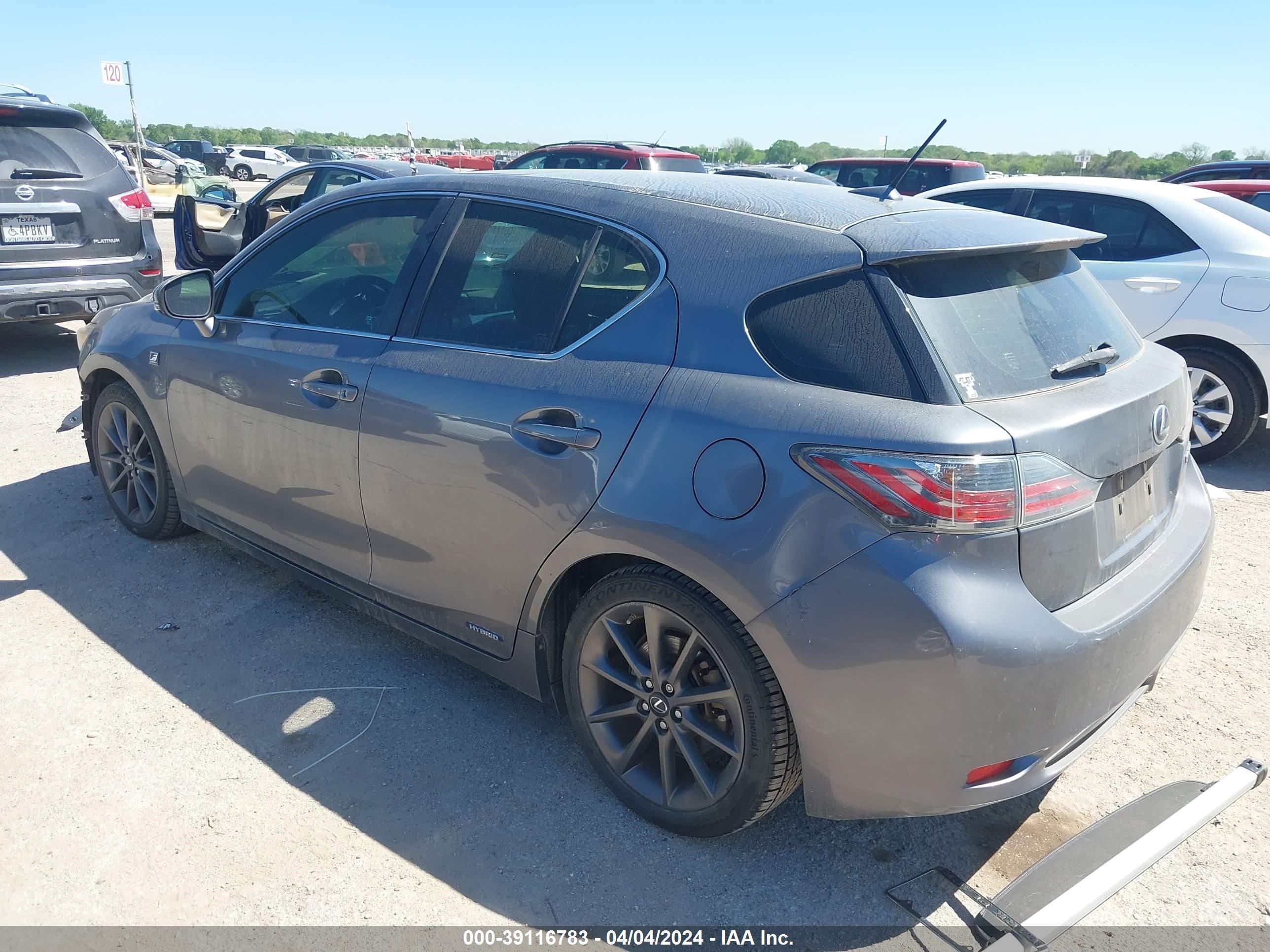 2012 Lexus Ct 200H Premium vin: JTHKD5BH7C2089912