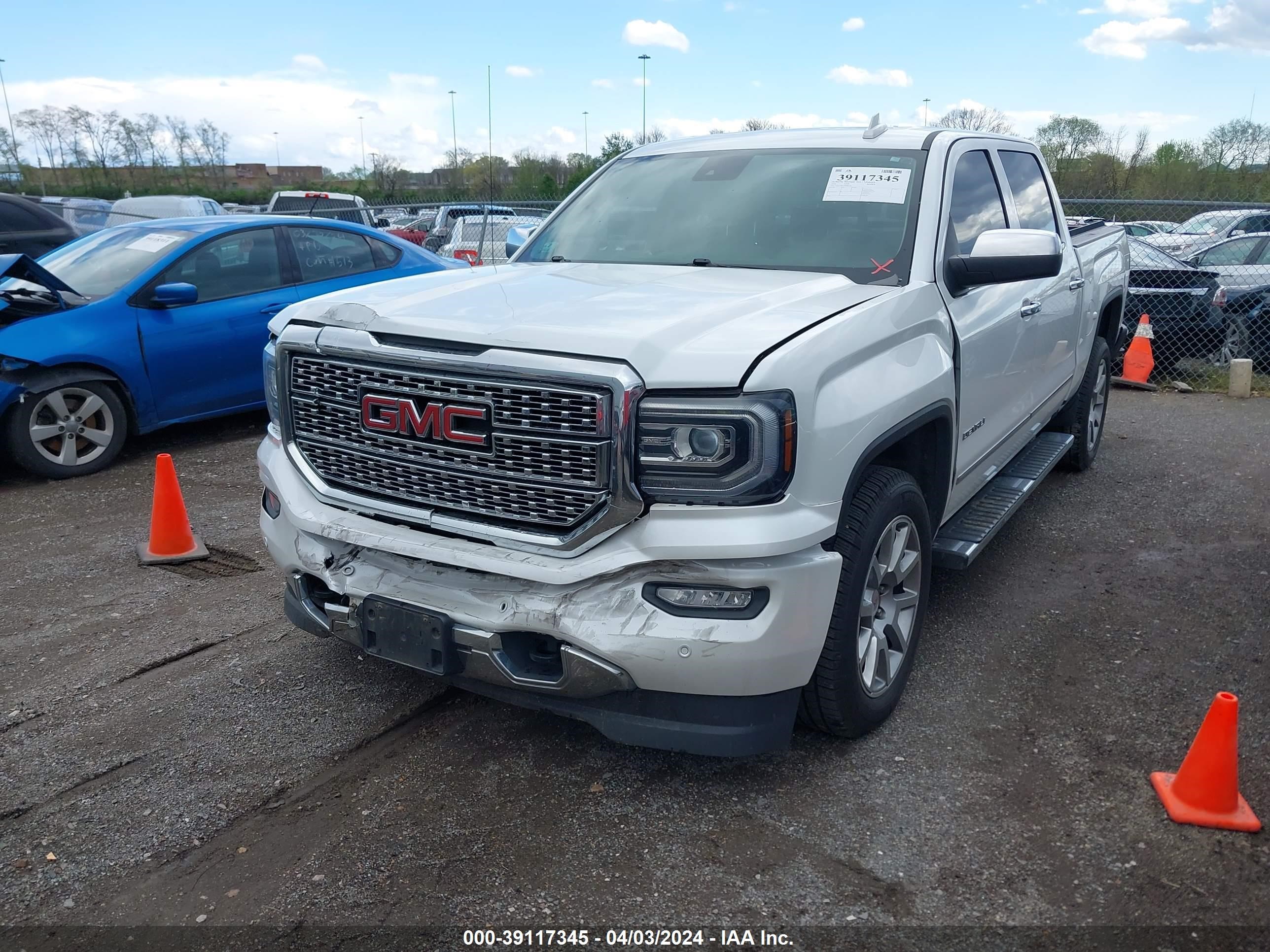 2018 GMC Sierra 1500 Denali vin: 3GTU2PEC7JG587415