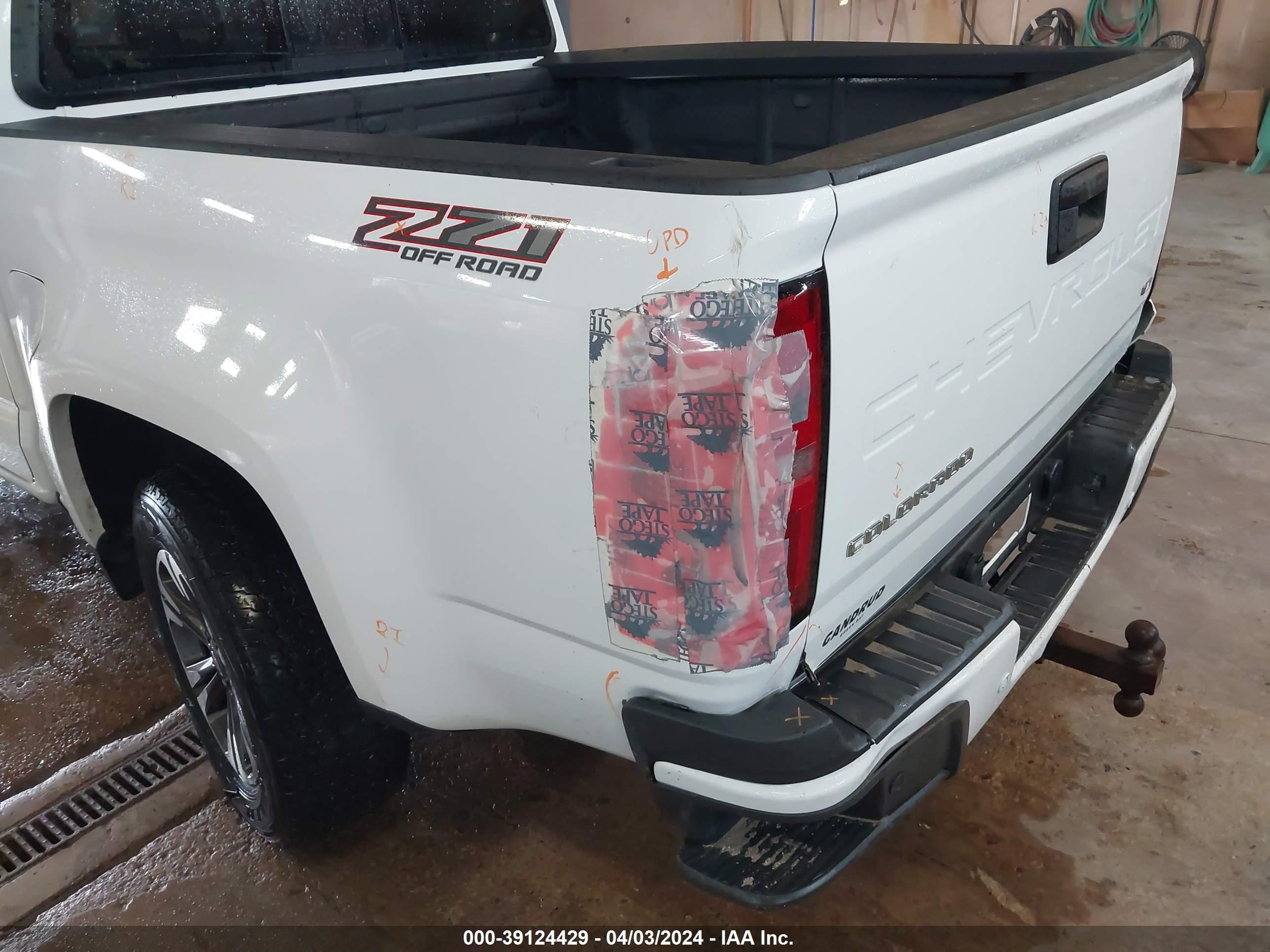 2021 Chevrolet Colorado 4Wd Short Box Z71 vin: 1GCGTDEN0M1285901