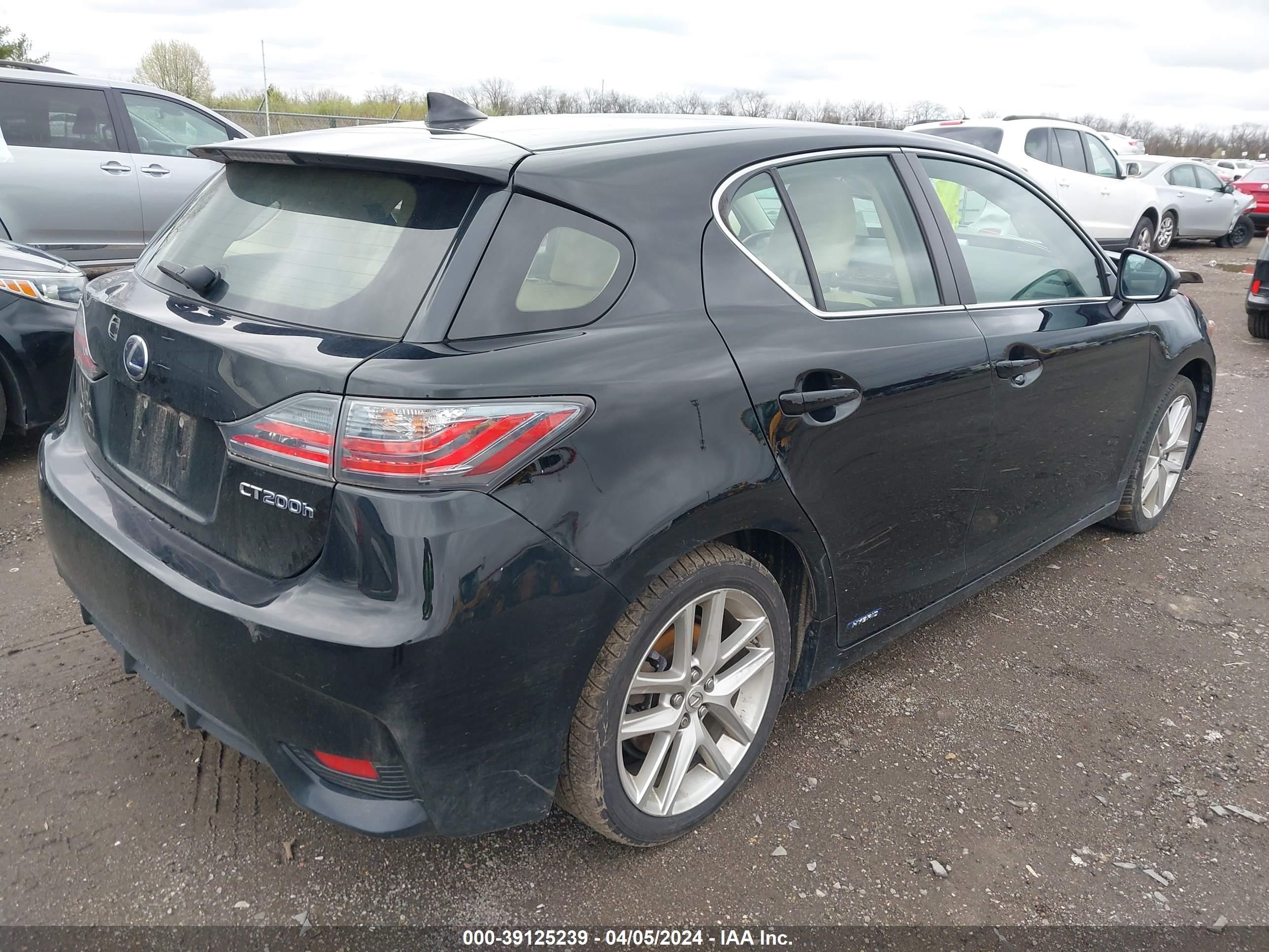 2016 Lexus Ct 200H vin: JTHKD5BHXG2274851