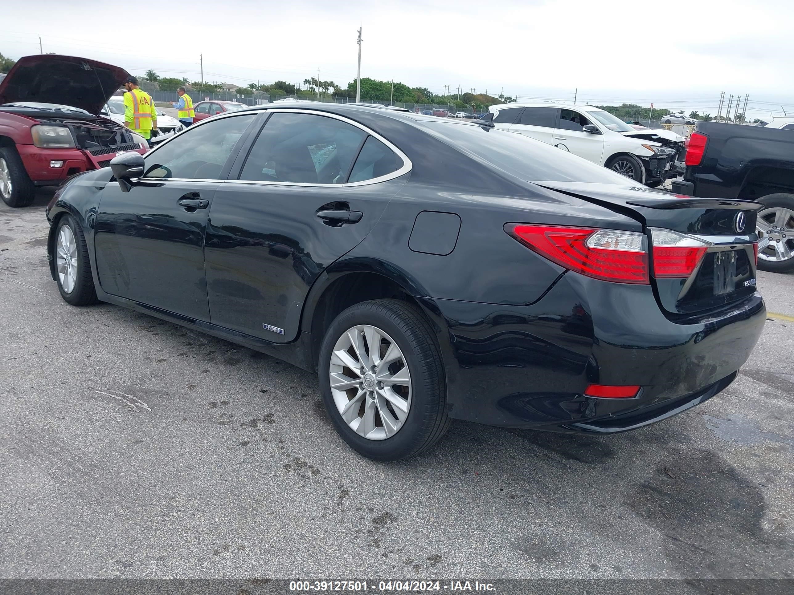 2014 Lexus Es 300H vin: JTHBW1GG0E2060399