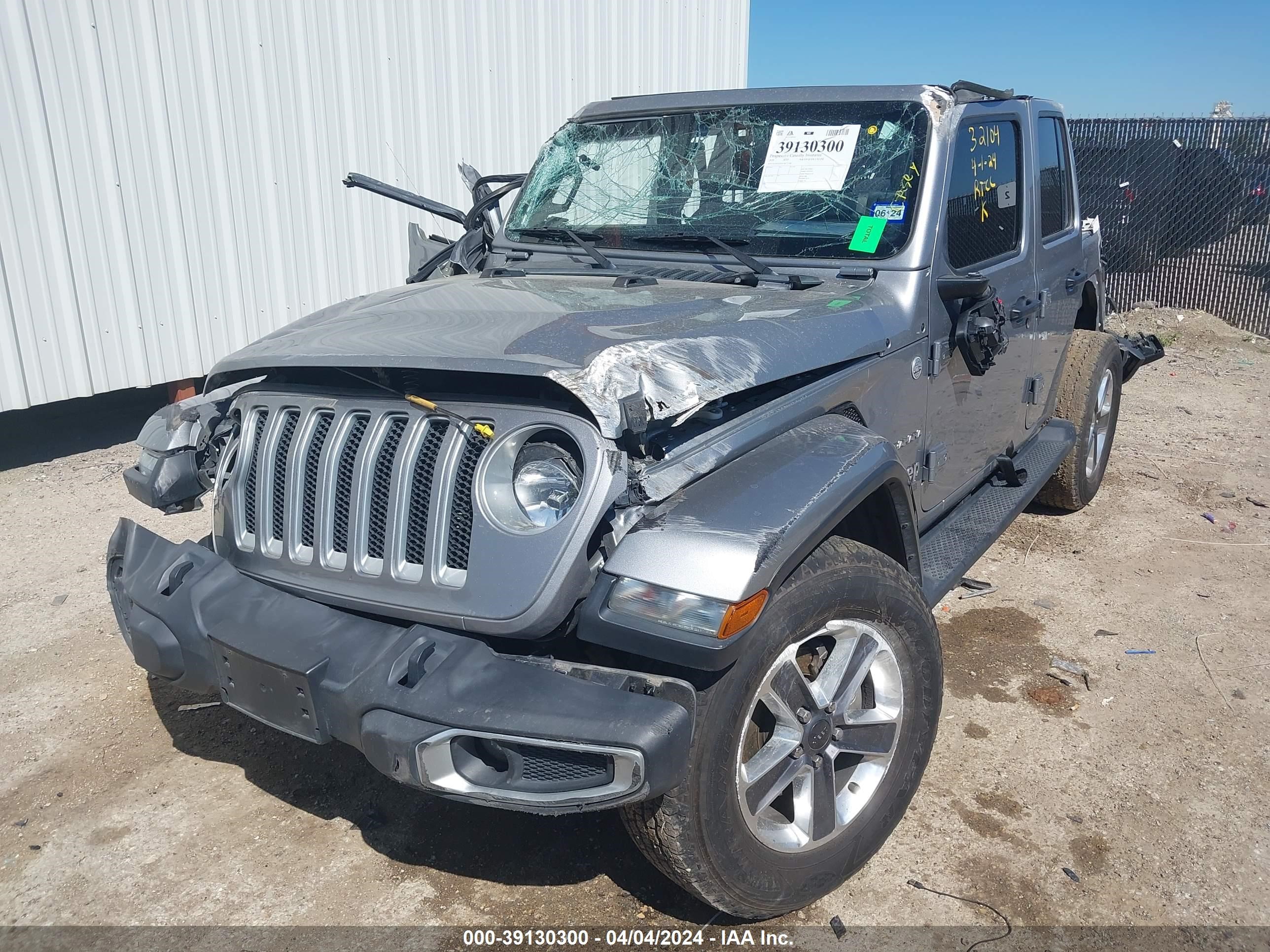 2020 Jeep Wrangler Unlimited Sahara 4X4 vin: 1C4HJXENXLW277186