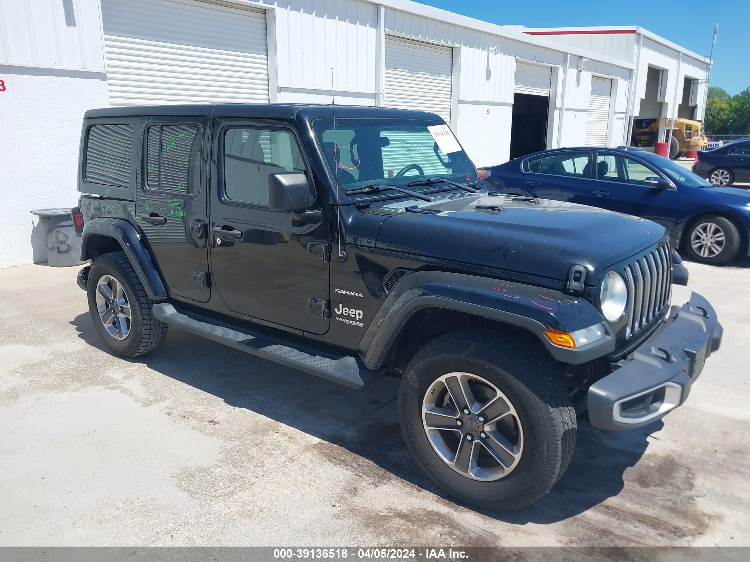 2020 Jeep Wrangler Unlimited Sahara 4X4 vin: 1C4HJXENXLW269105