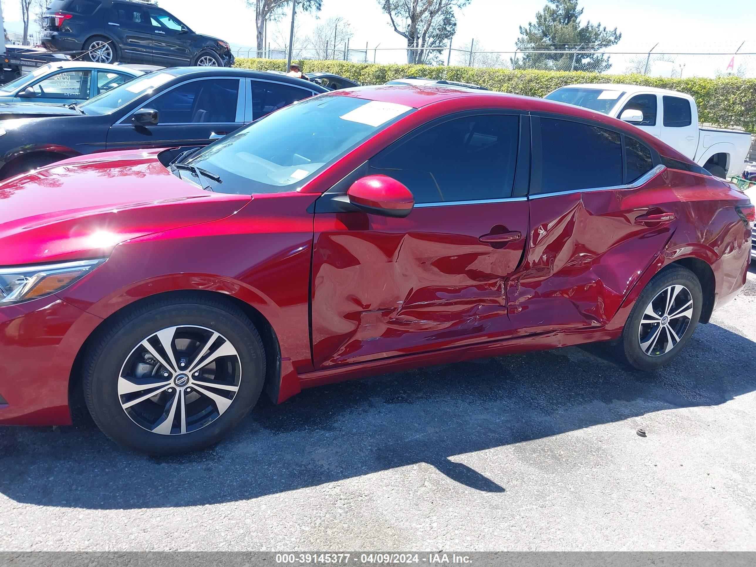 2022 Nissan Sentra Sv Xtronic Cvt vin: 3N1AB8CVXNY208603