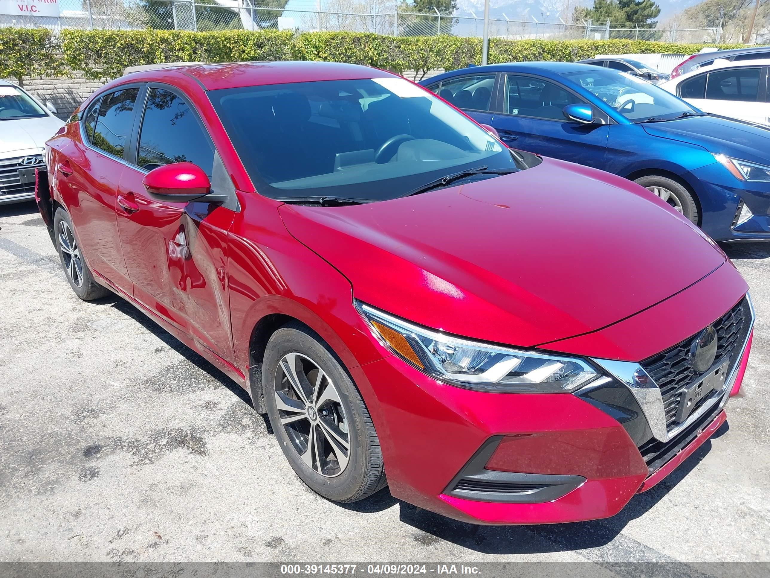 2022 Nissan Sentra Sv Xtronic Cvt vin: 3N1AB8CVXNY208603