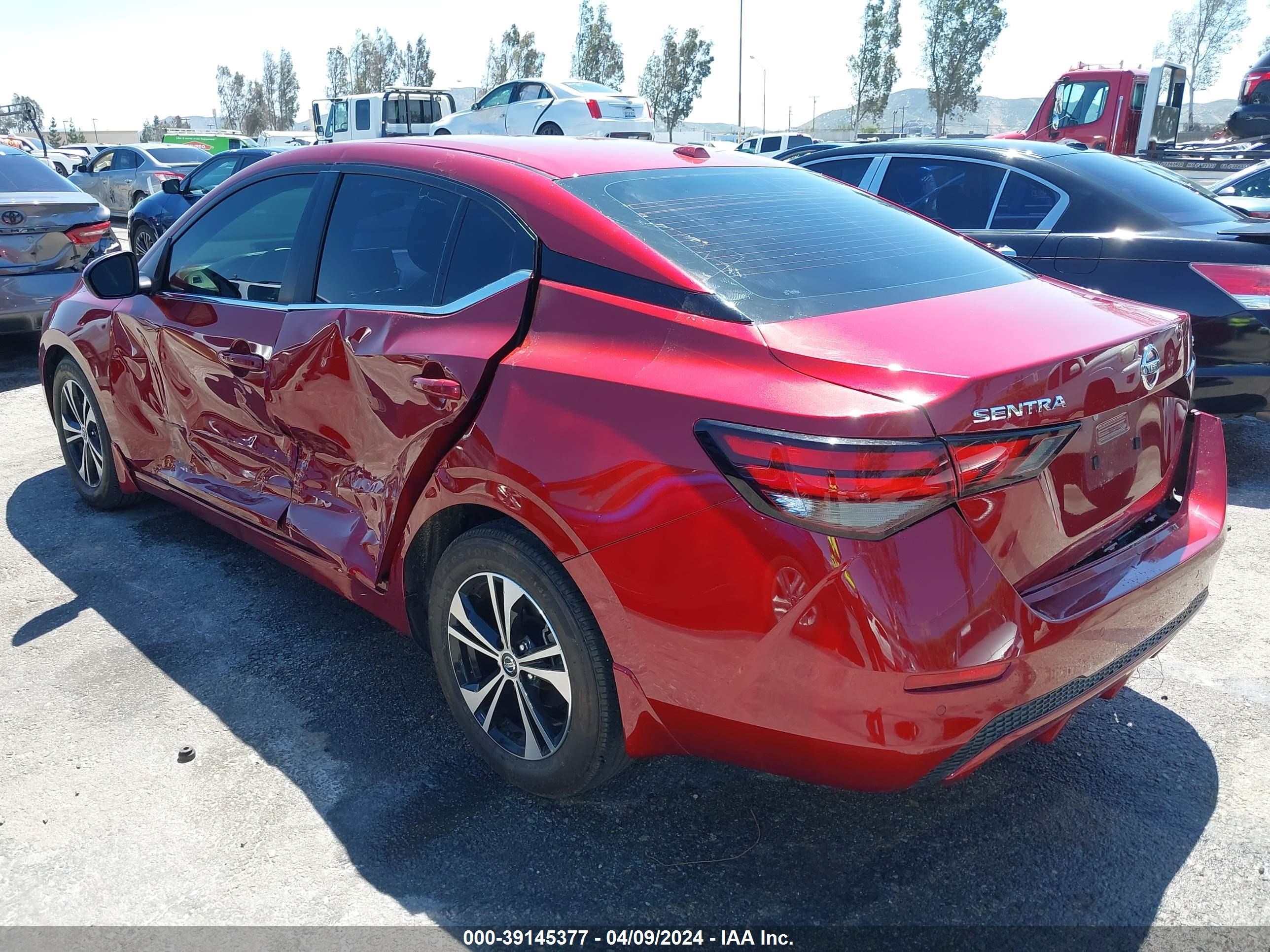 2022 Nissan Sentra Sv Xtronic Cvt vin: 3N1AB8CVXNY208603