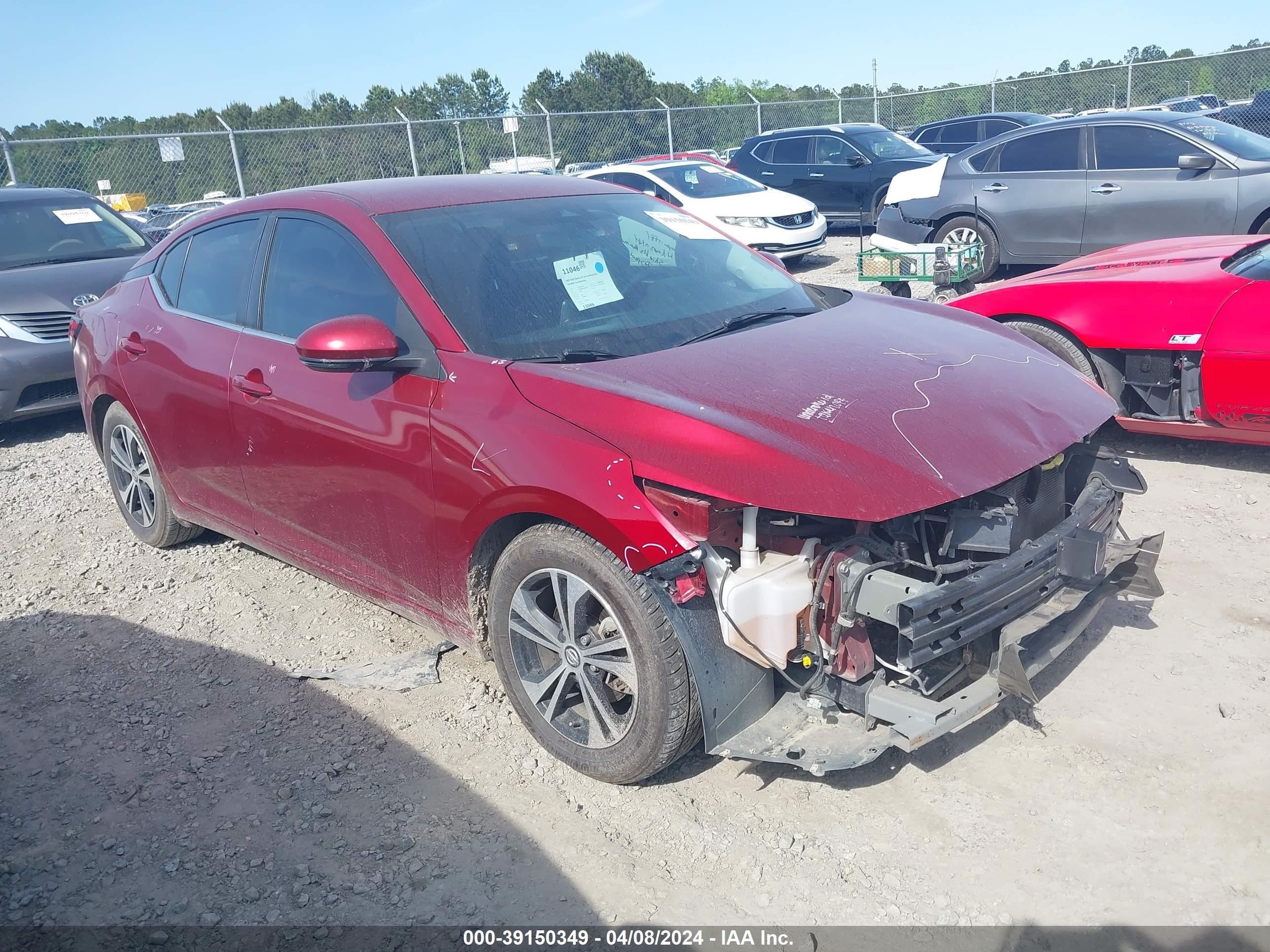 2020 Nissan Sentra Sv Xtronic Cvt vin: 3N1AB8CV0LY229537