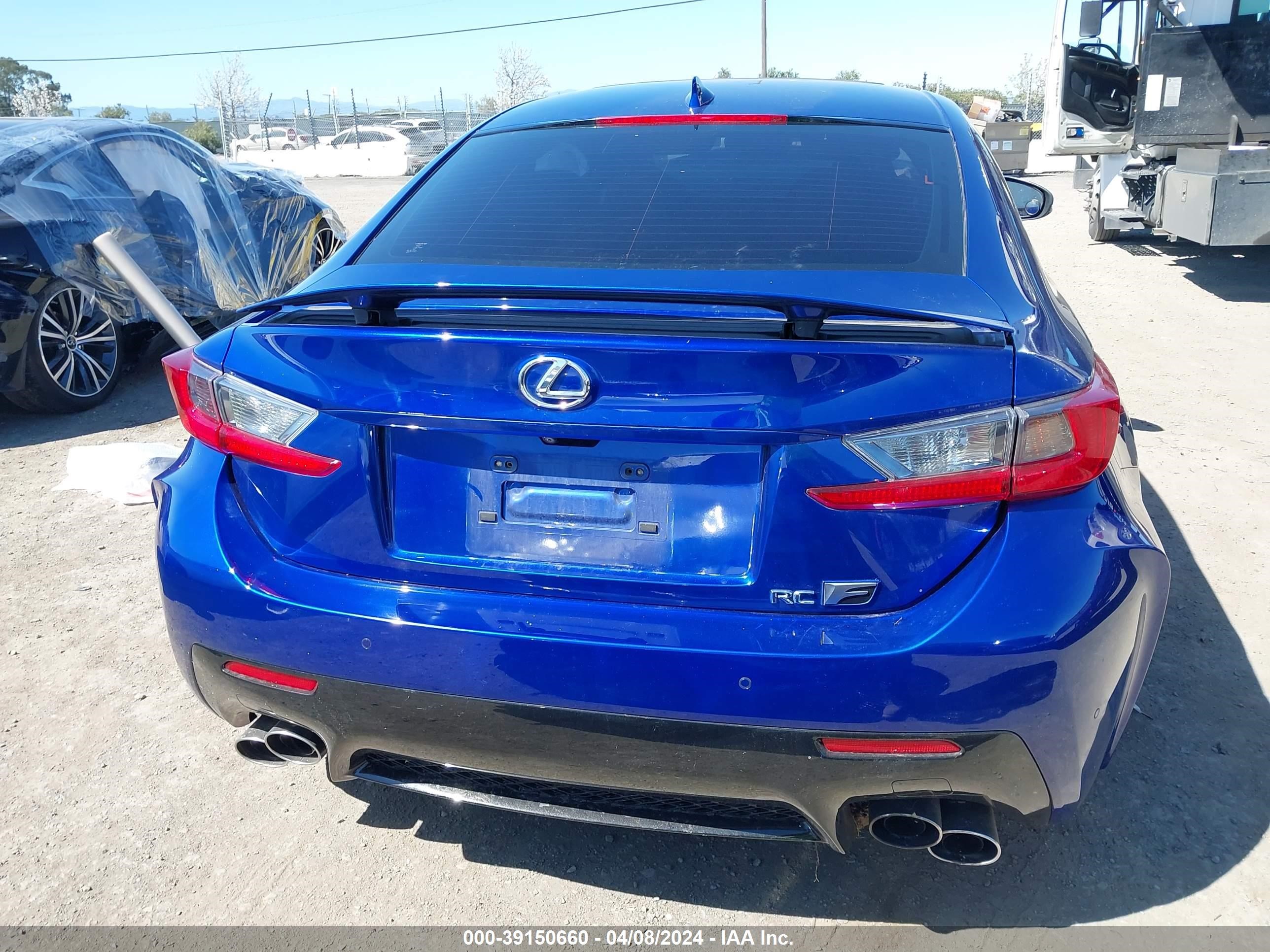 2015 Lexus Rc F vin: JTHHP5BC7F5004138