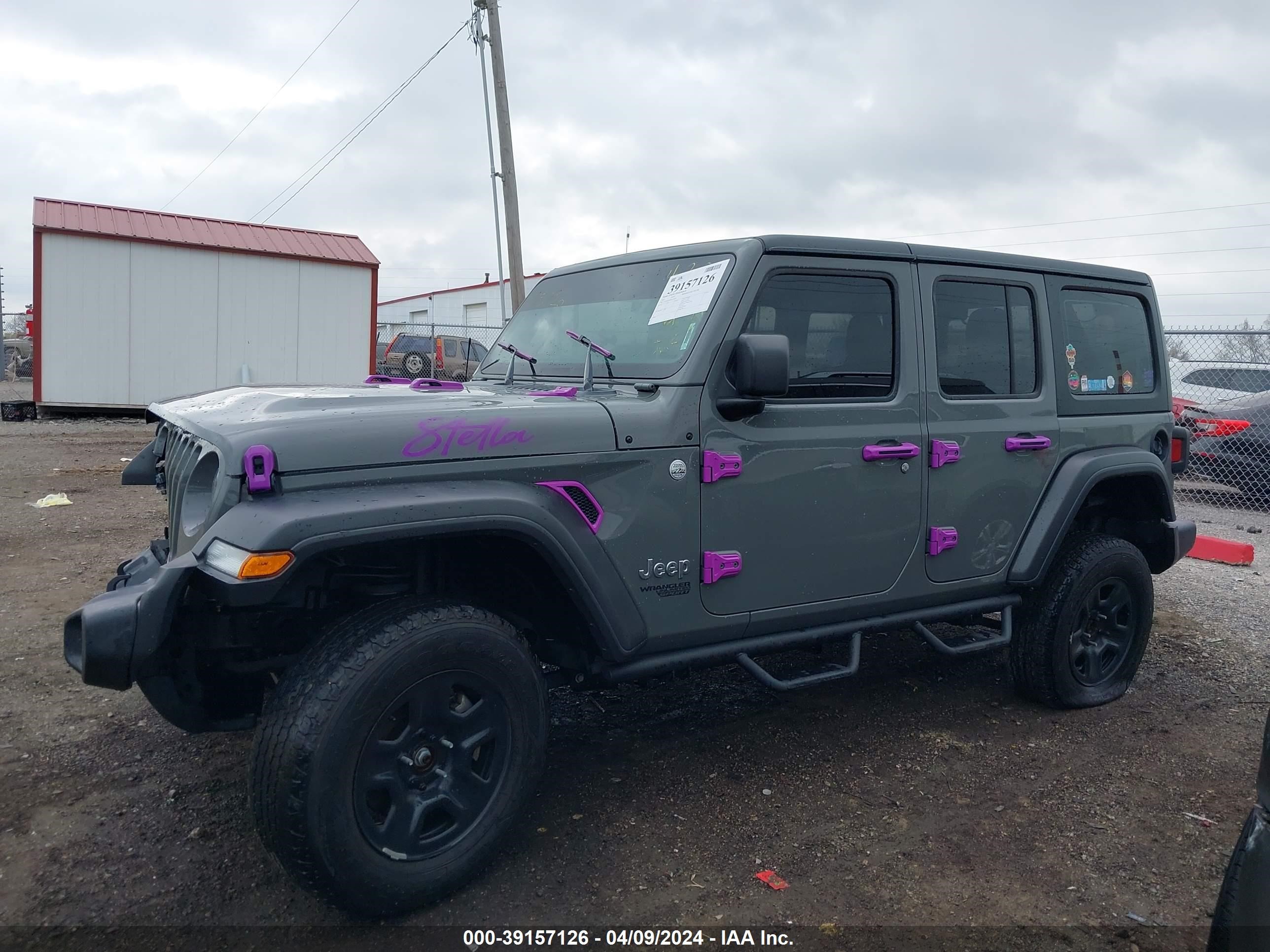 2021 Jeep Wrangler Unlimited Sport 4X4 vin: 1C4HJXDN4MW520879