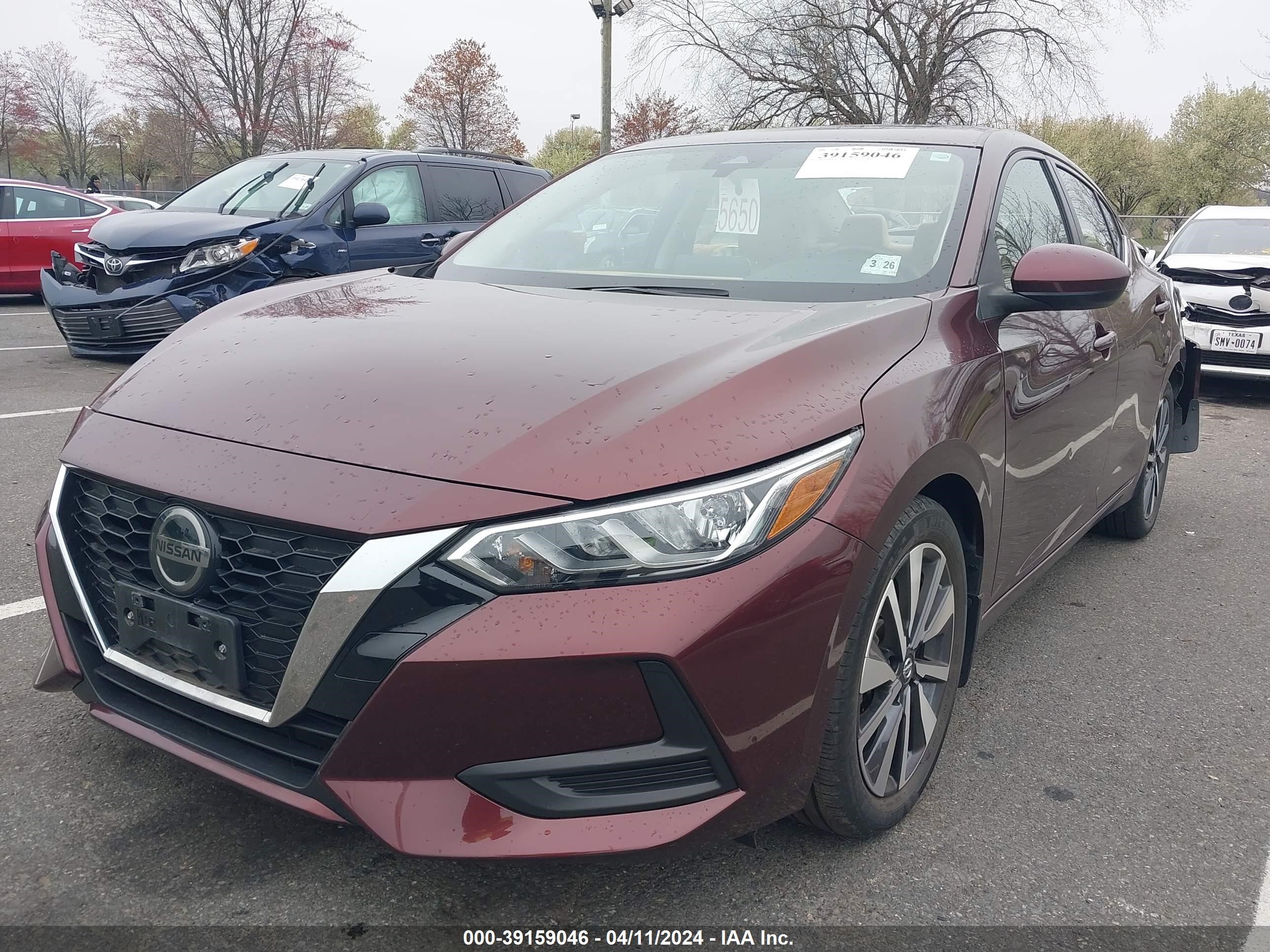 2021 Nissan Sentra Sv Xtronic Cvt vin: 3N1AB8CV1MY247627