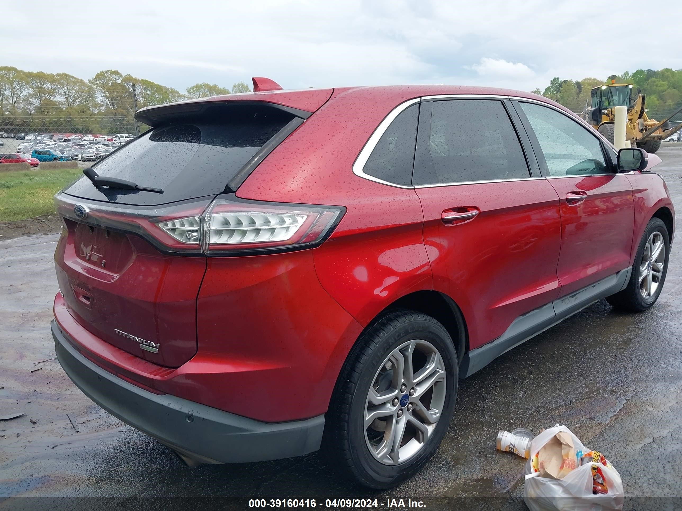 2016 Ford Edge Titanium vin: 2FMPK3K95GBB42015