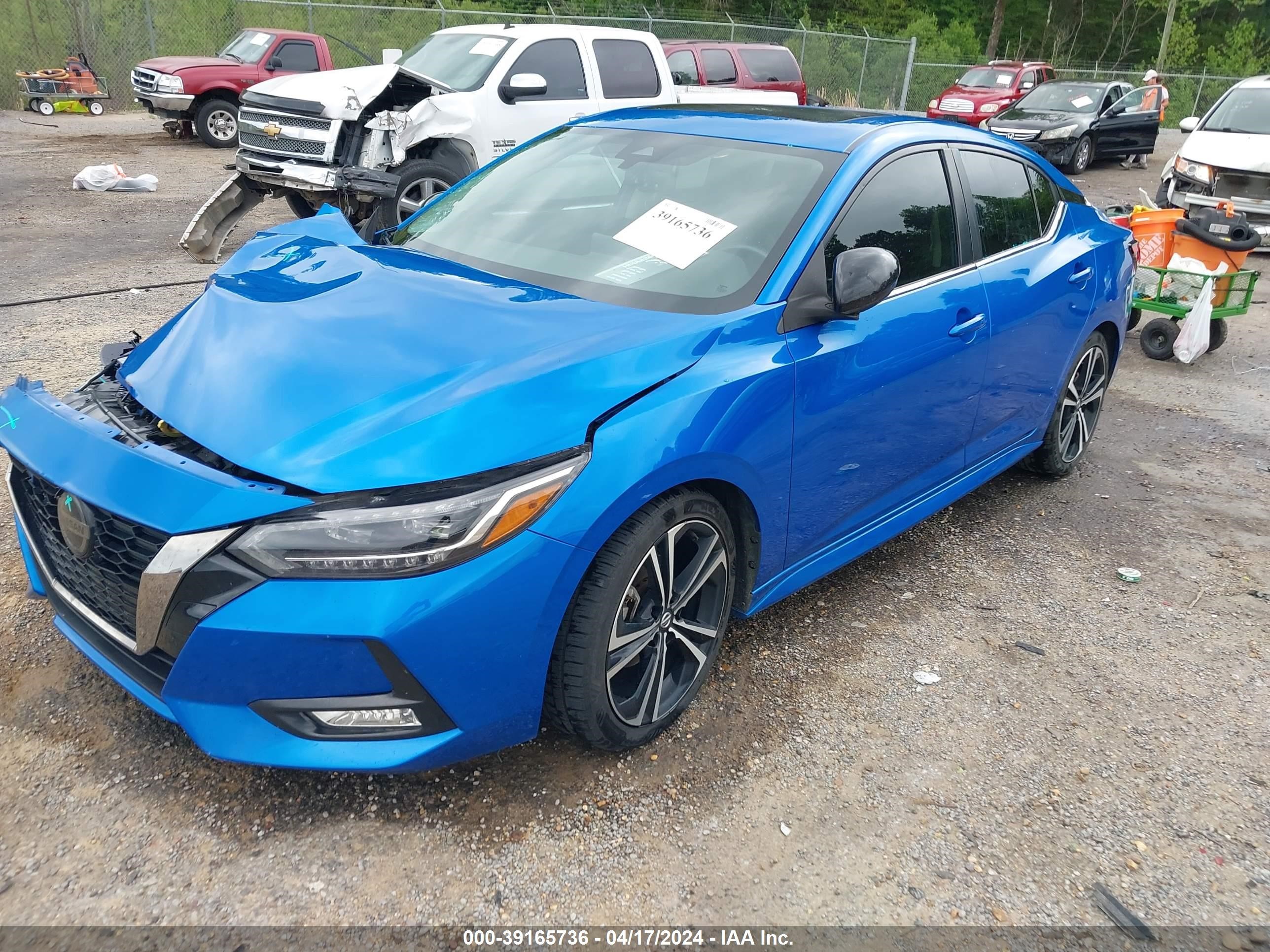 2021 Nissan Sentra Sr Xtronic Cvt vin: 3N1AB8DV5MY262565