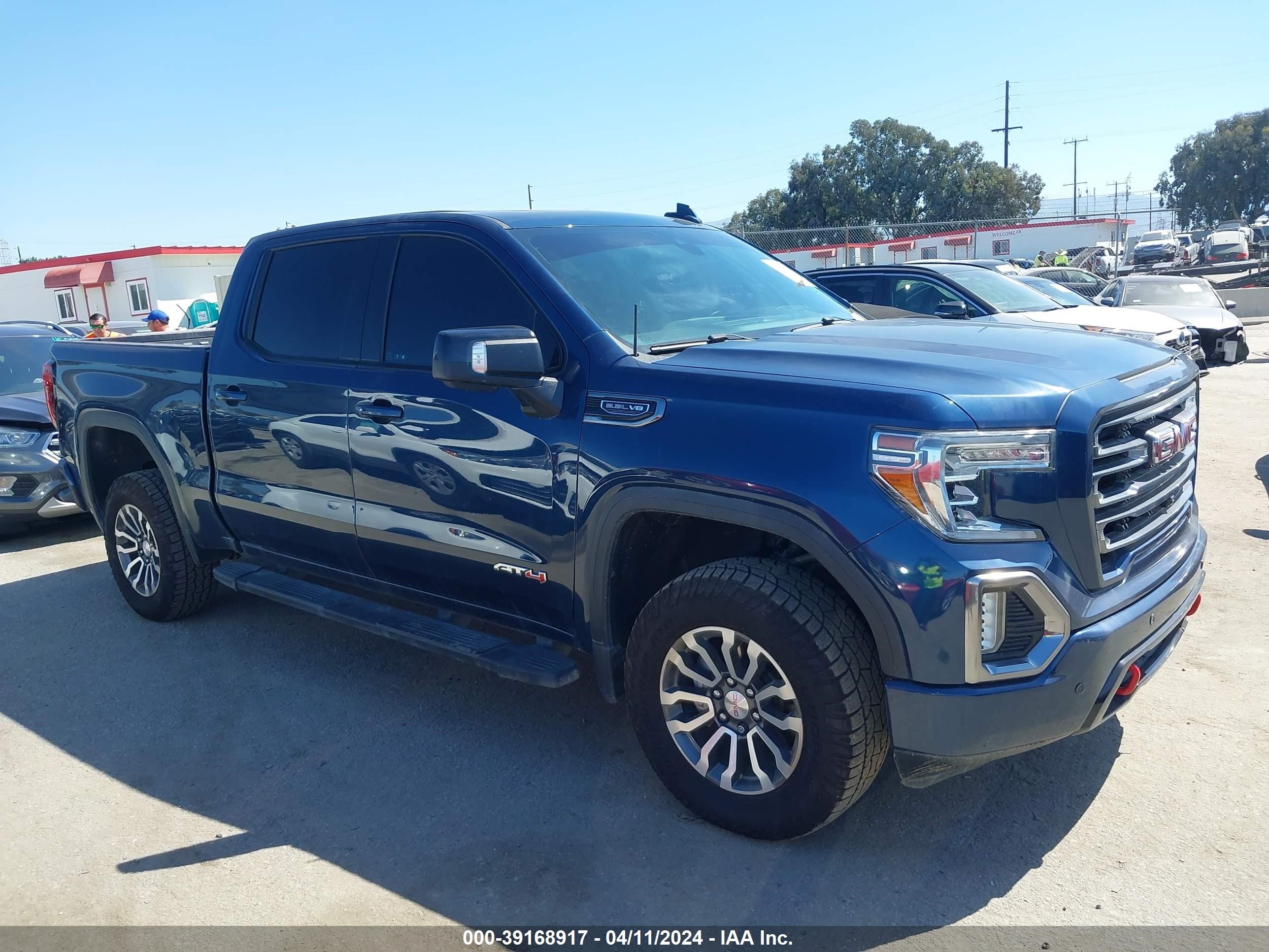 2020 GMC Sierra 1500 4Wd Short Box At4 vin: 3GTP9EED4LG395426