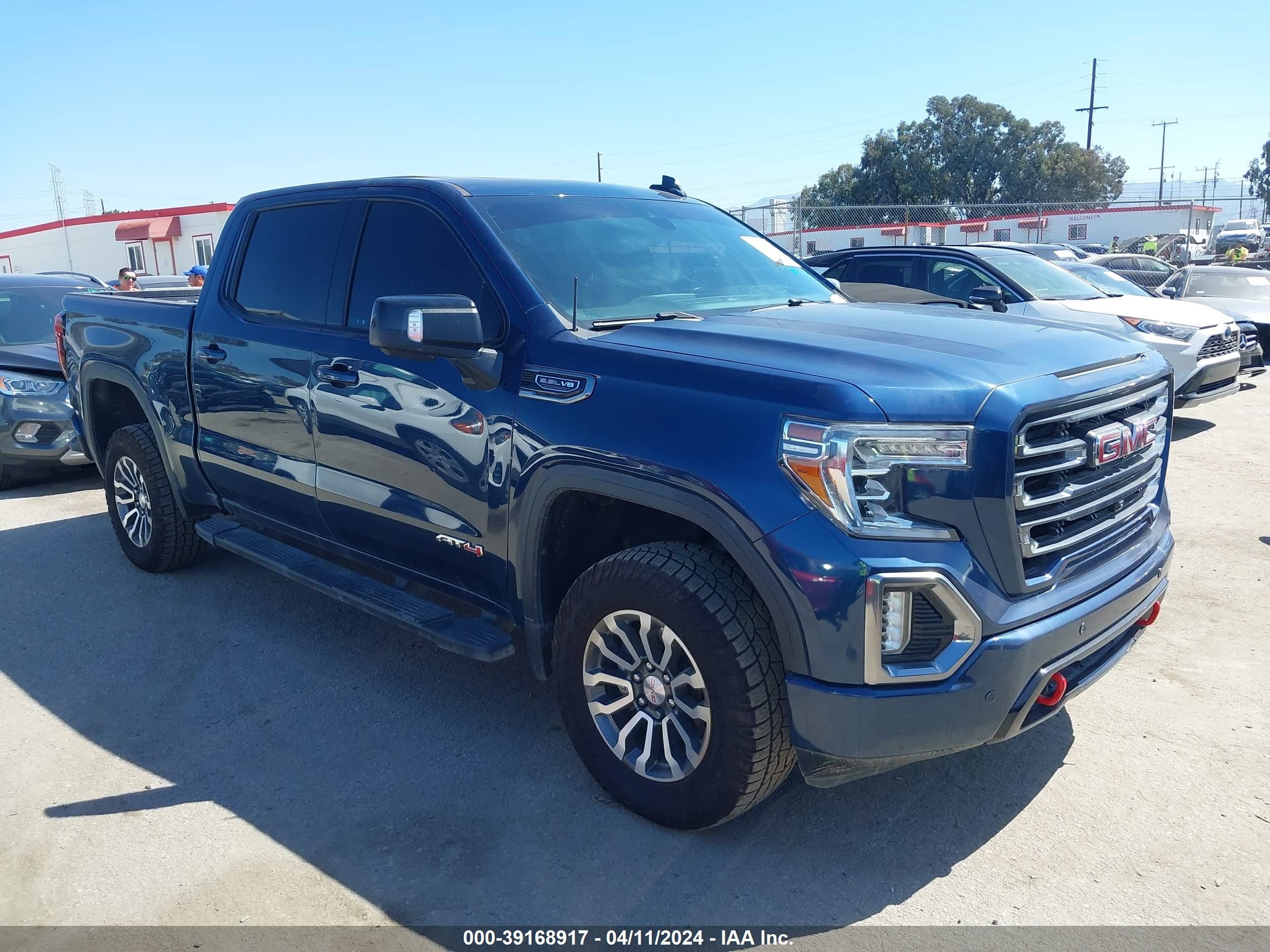 2020 GMC Sierra 1500 4Wd Short Box At4 vin: 3GTP9EED4LG395426