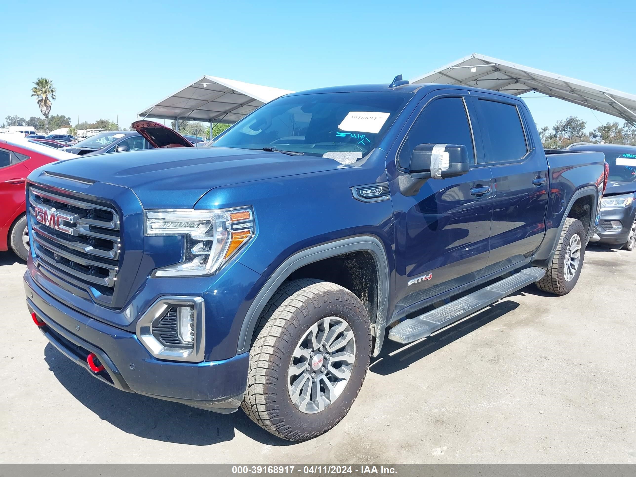 2020 GMC Sierra 1500 4Wd Short Box At4 vin: 3GTP9EED4LG395426