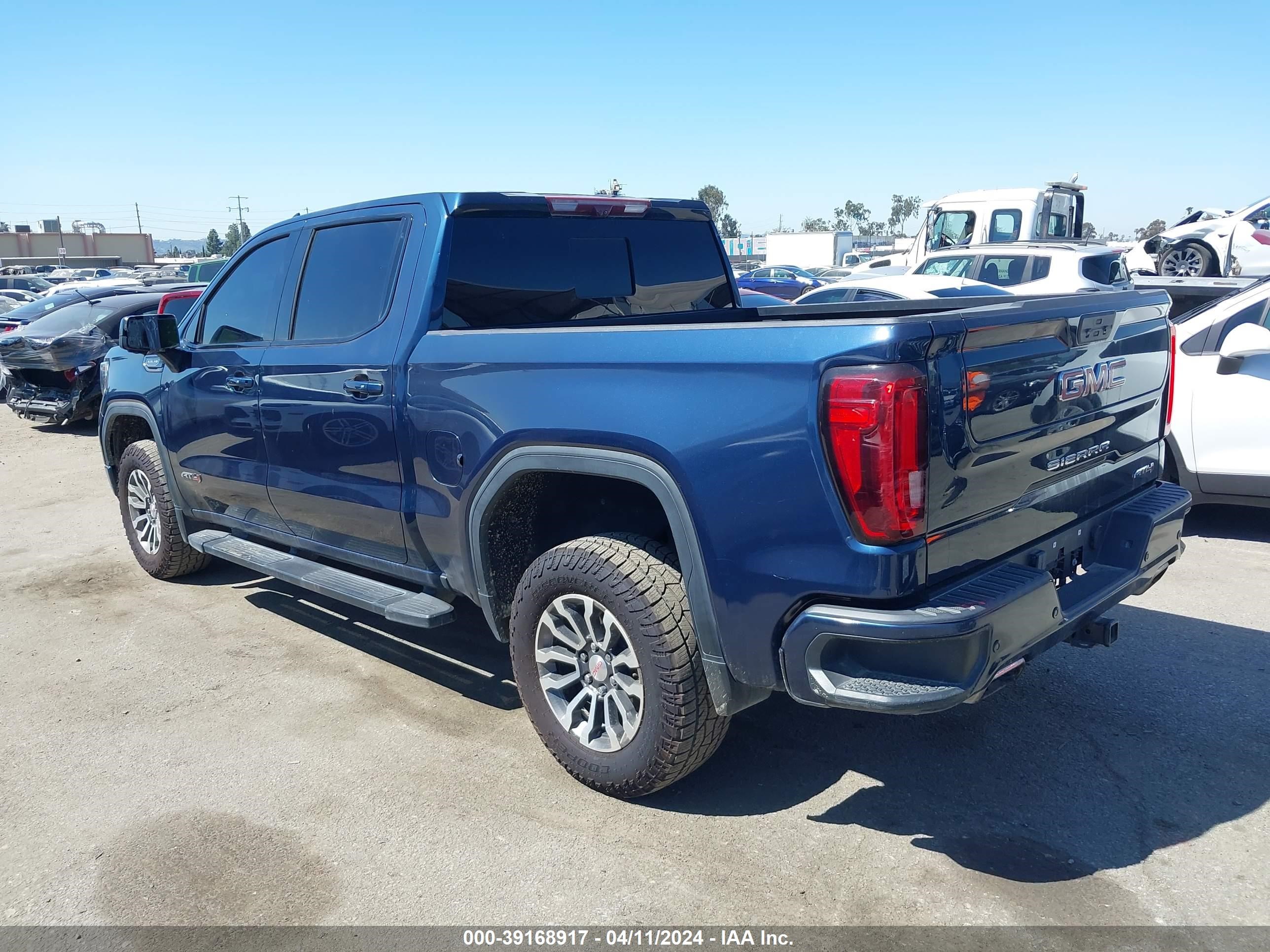 2020 GMC Sierra 1500 4Wd Short Box At4 vin: 3GTP9EED4LG395426