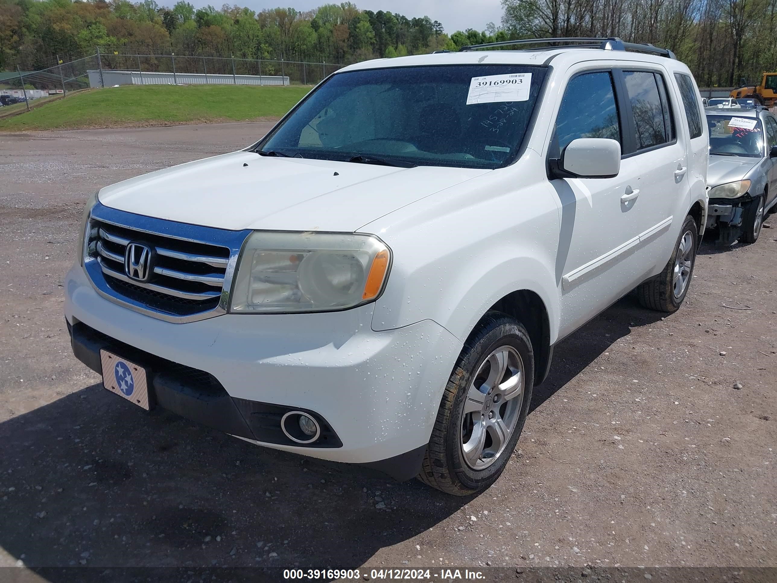 2012 Honda Pilot Ex-L vin: 5FNYF3H56CB026403