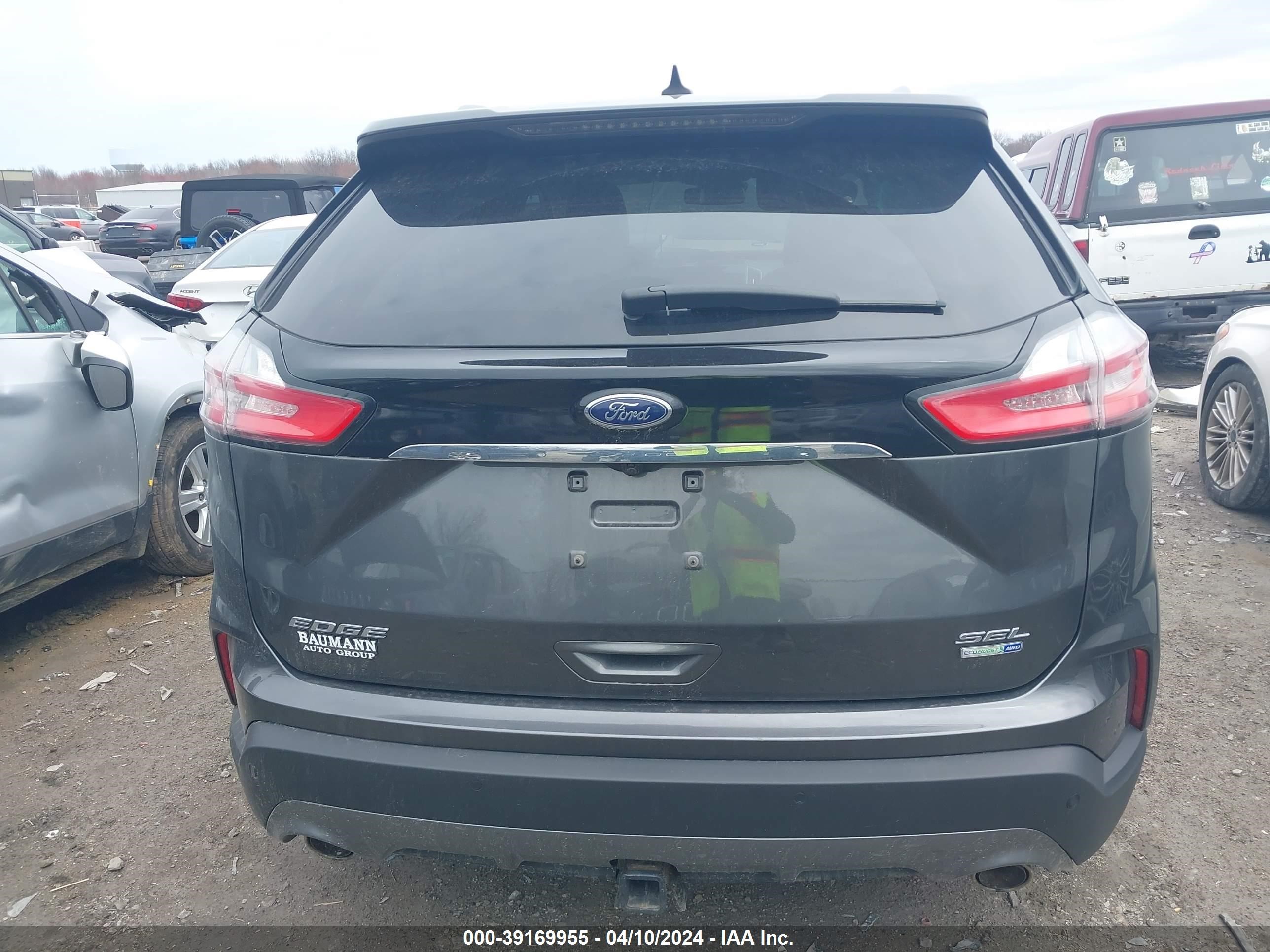 2020 Ford Edge Sel vin: 2FMPK4J91LBB18960