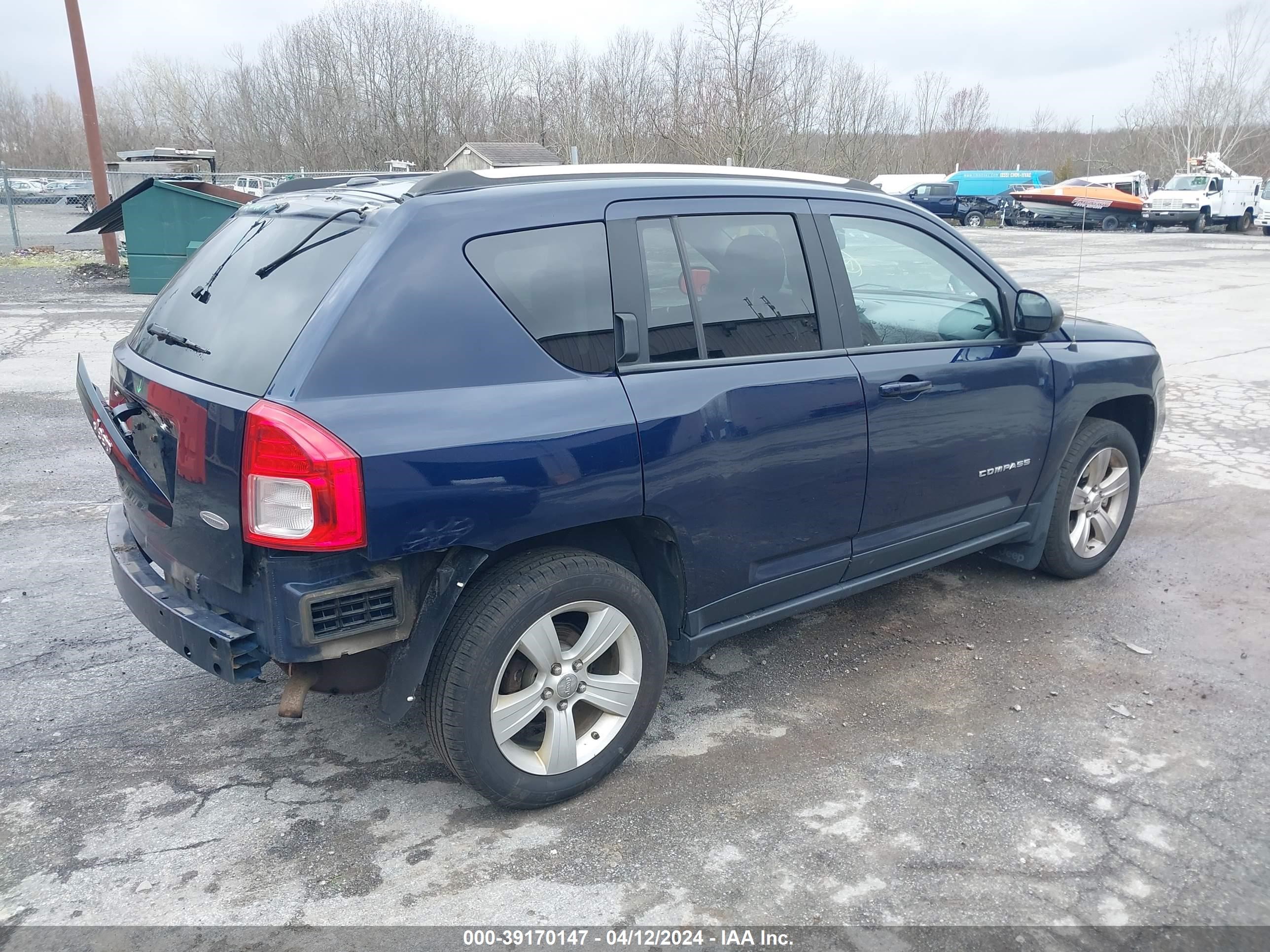 2012 Jeep Compass Latitude vin: 1C4NJDEB1CD658816