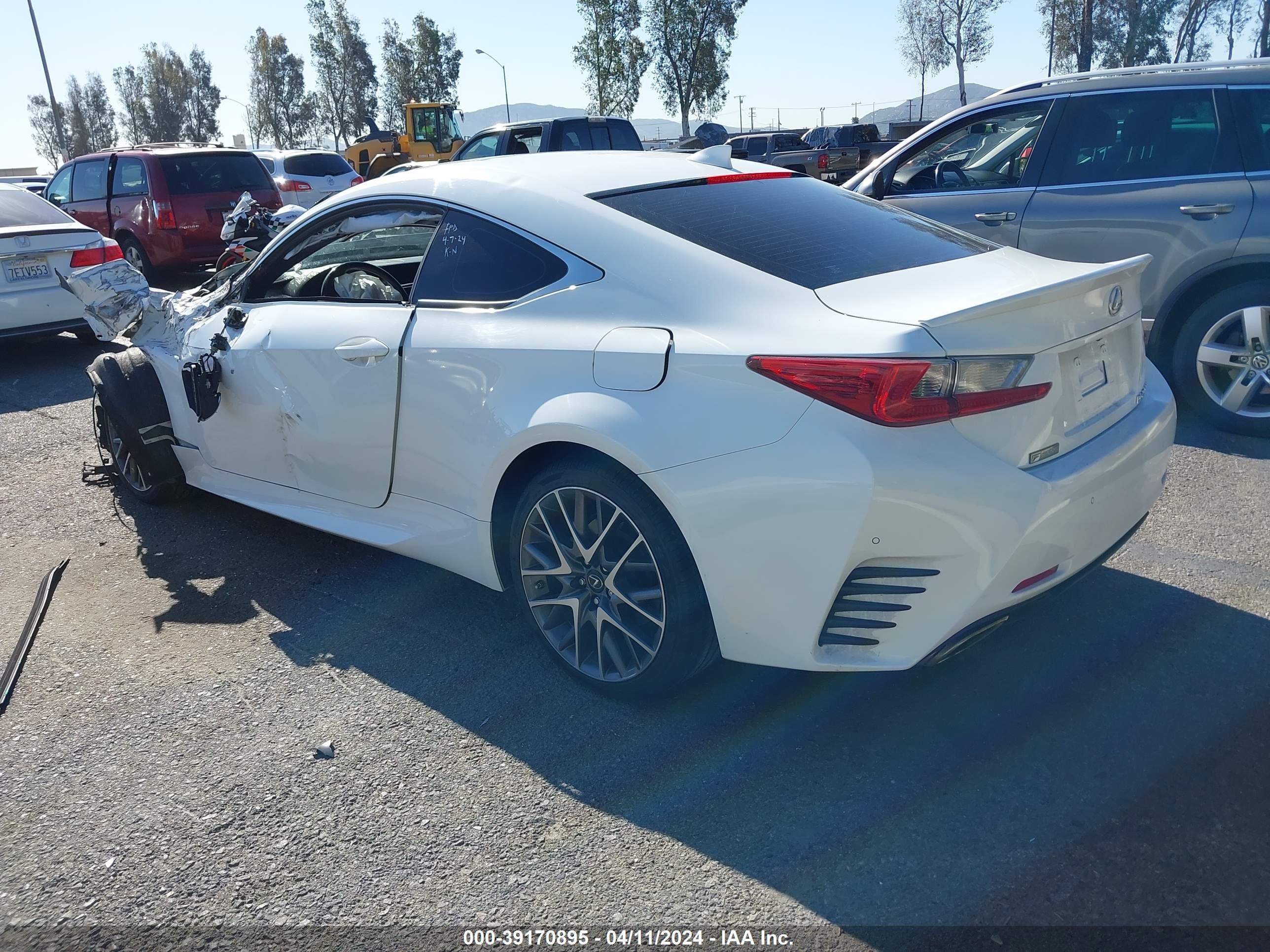 2017 Lexus Rc 200T vin: JTHHA5BC7H5005049