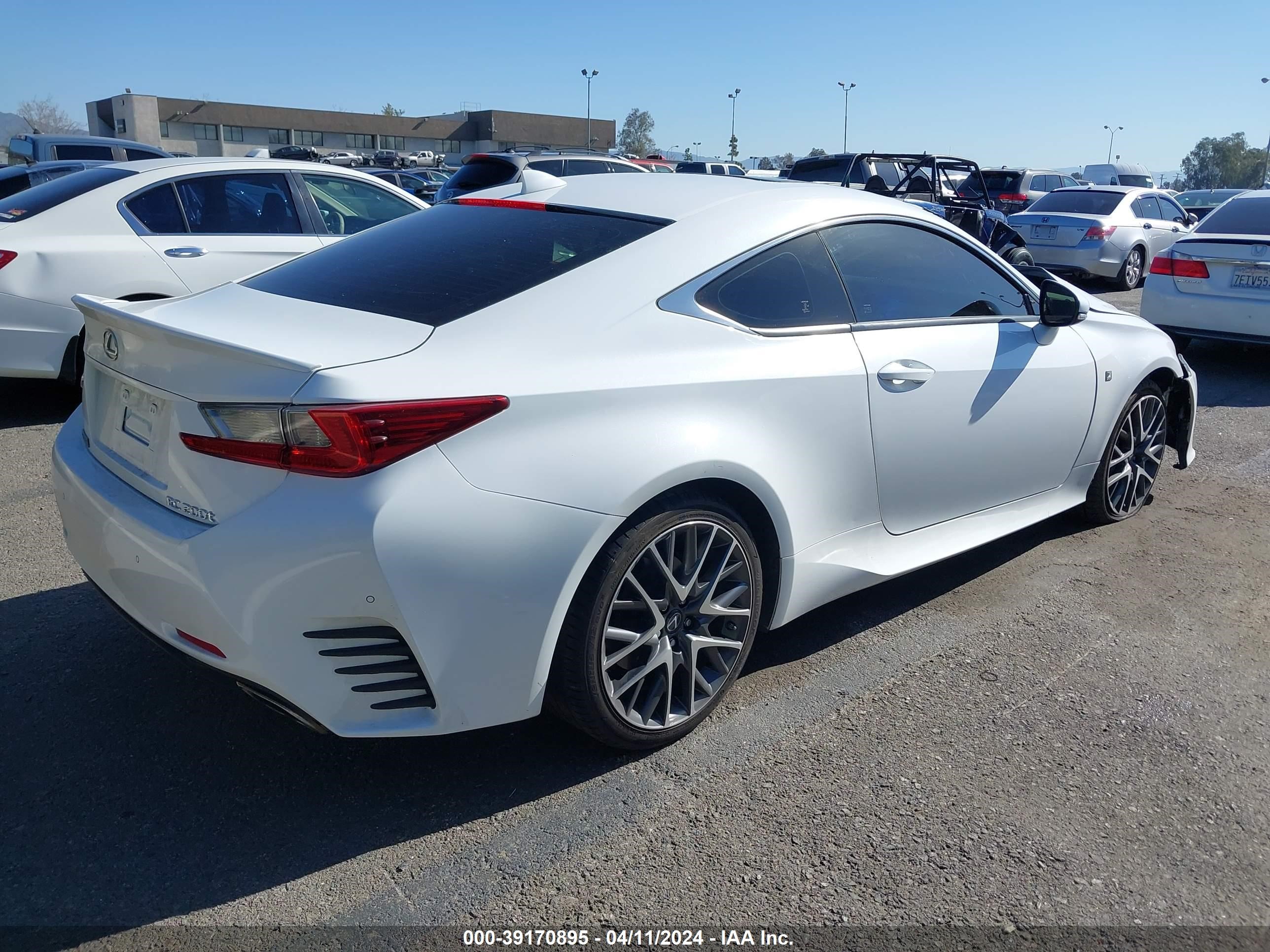 2017 Lexus Rc 200T vin: JTHHA5BC7H5005049