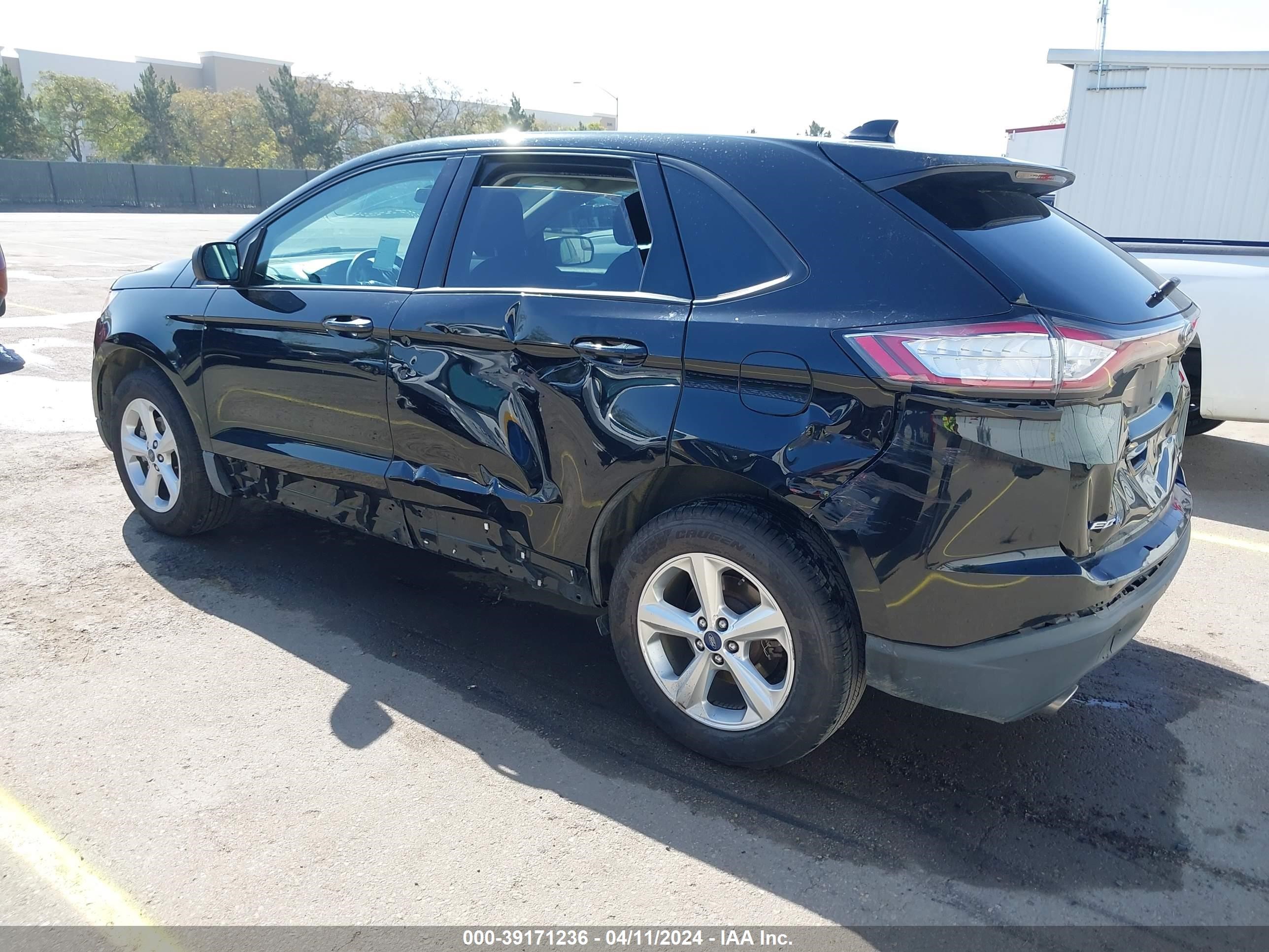 2018 Ford Edge Se vin: 2FMPK3G91JBB73181