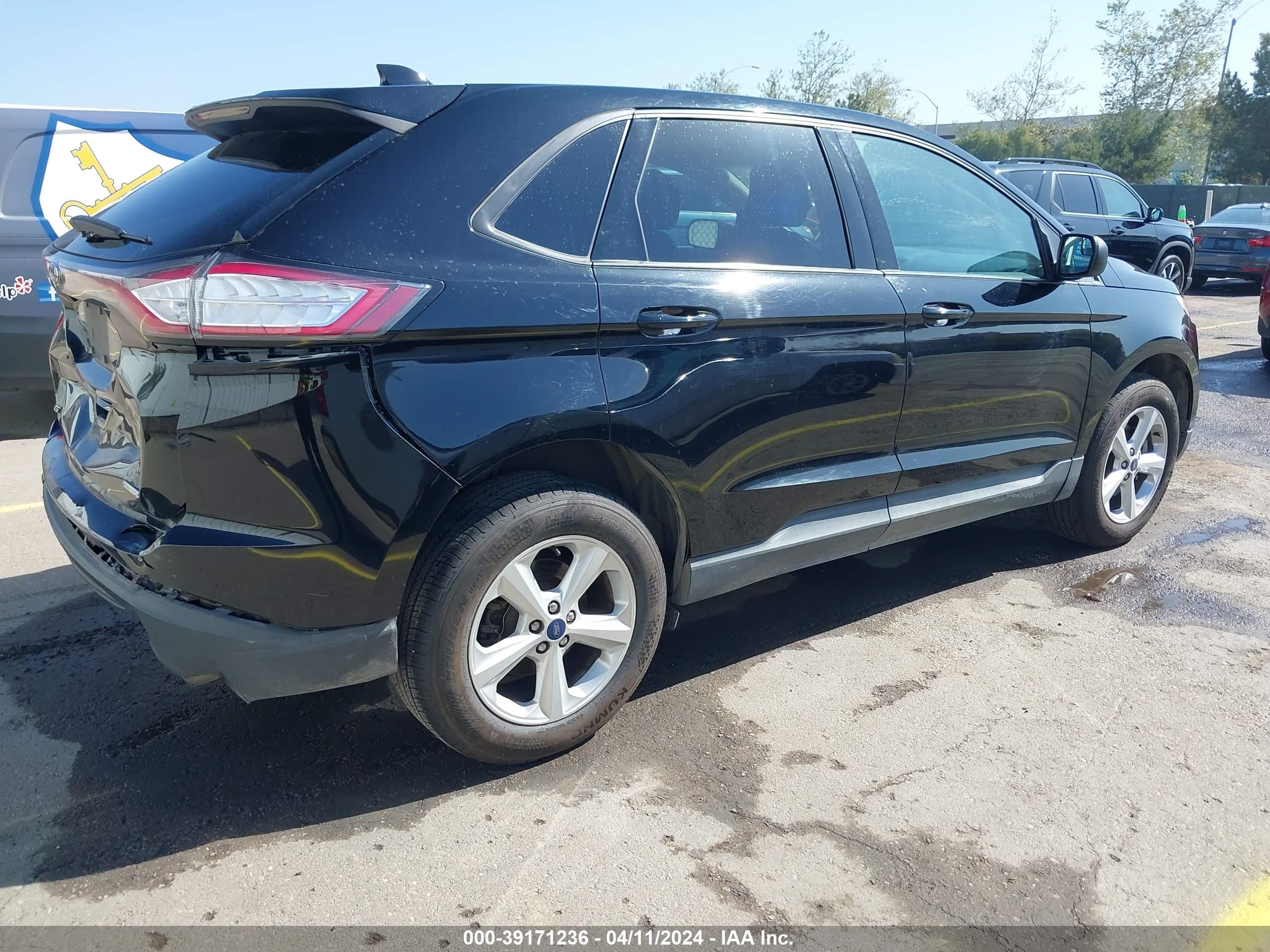 2018 Ford Edge Se vin: 2FMPK3G91JBB73181