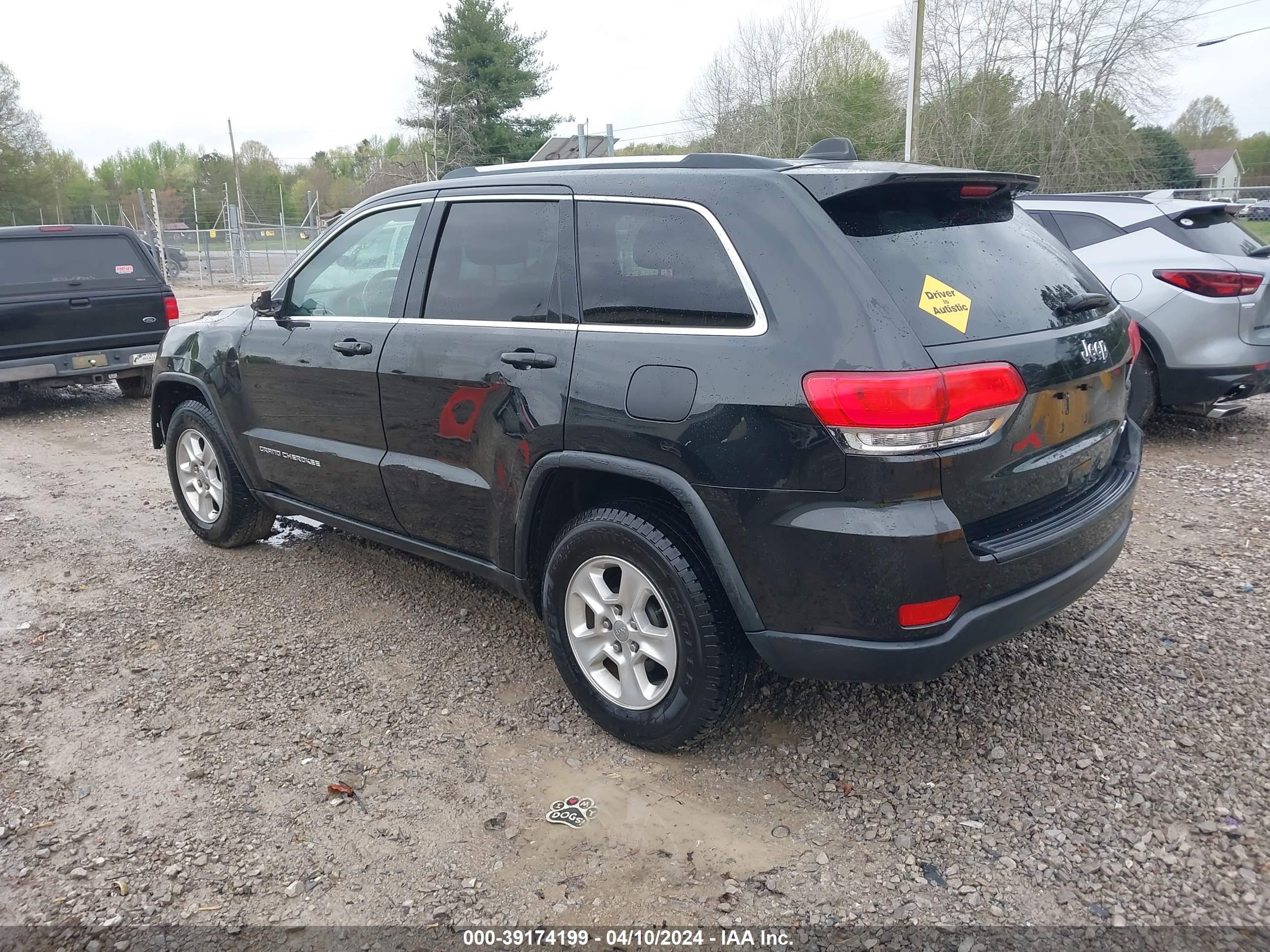 2016 Jeep Grand Cherokee Laredo vin: 1C4RJEAG5GC472720