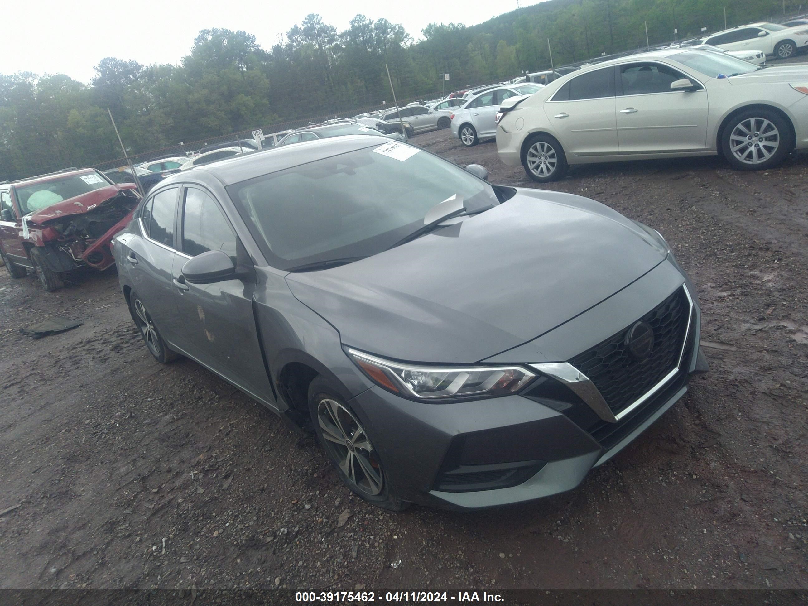 2020 Nissan Sentra Sv Xtronic Cvt vin: 3N1AB8CV7LY208040