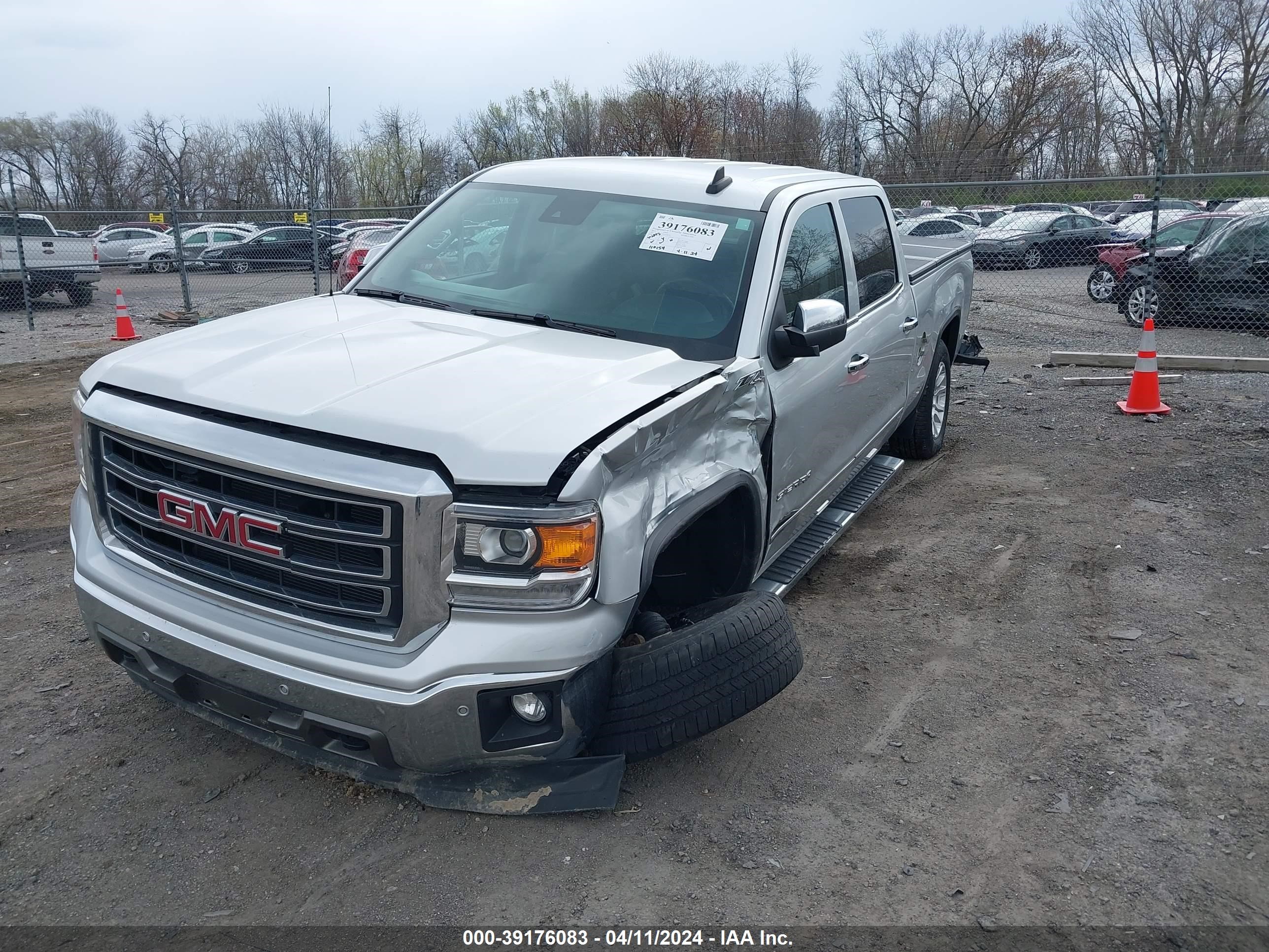 2015 GMC Sierra 1500 Slt vin: 3GTU2VECXFG146776