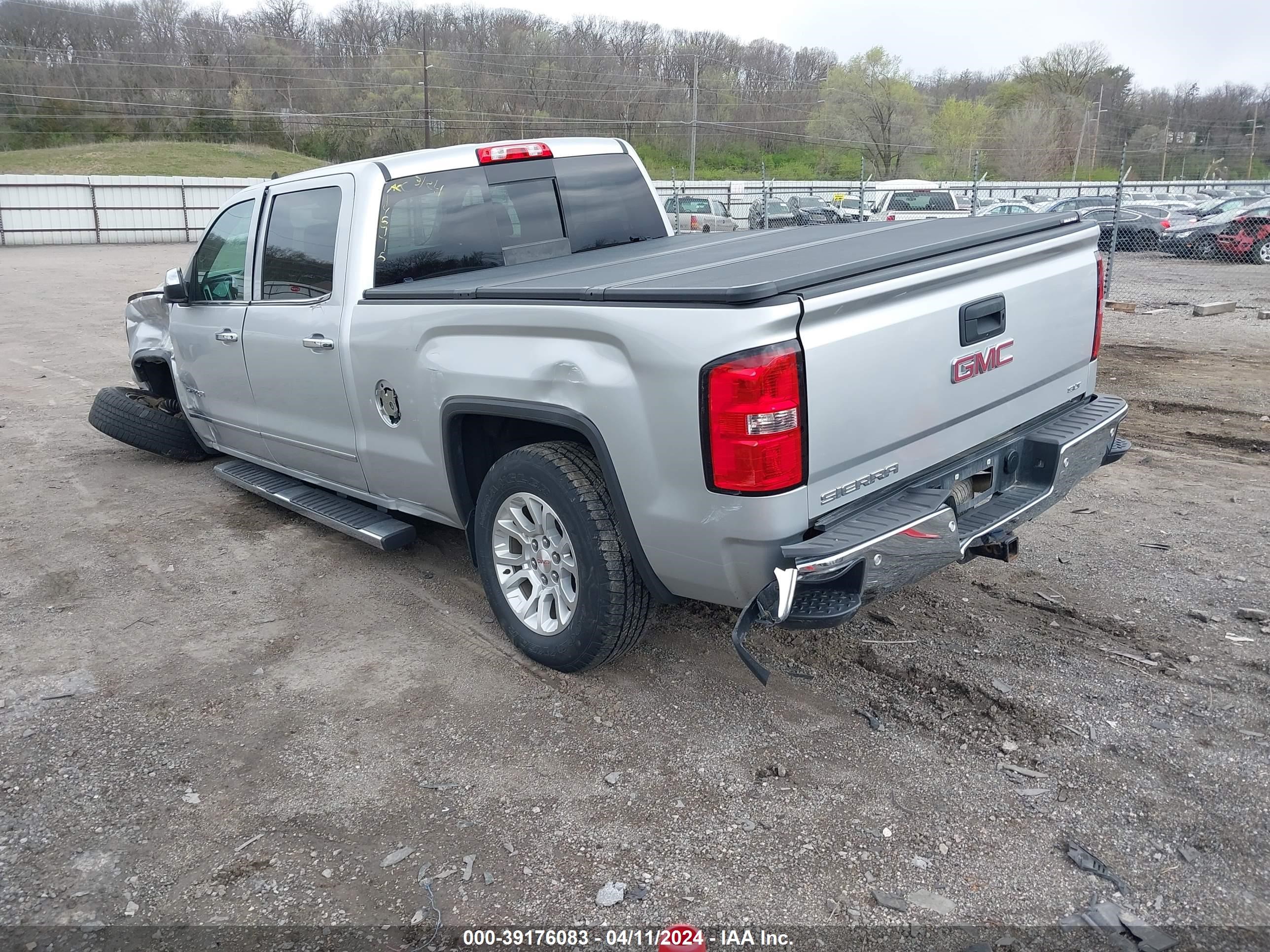 2015 GMC Sierra 1500 Slt vin: 3GTU2VECXFG146776