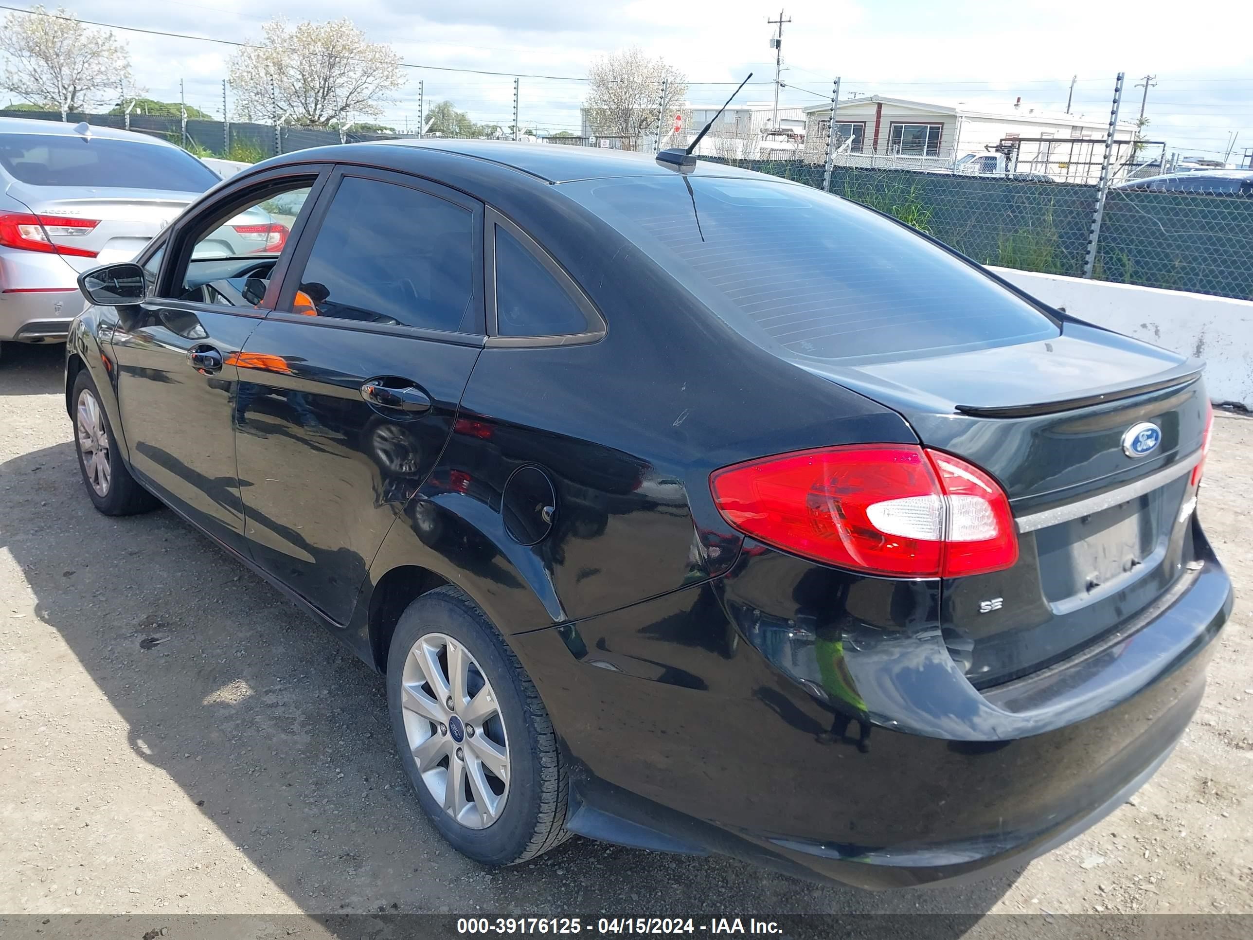 2012 Ford Fiesta Se vin: 3FADP4BJ9CM134913