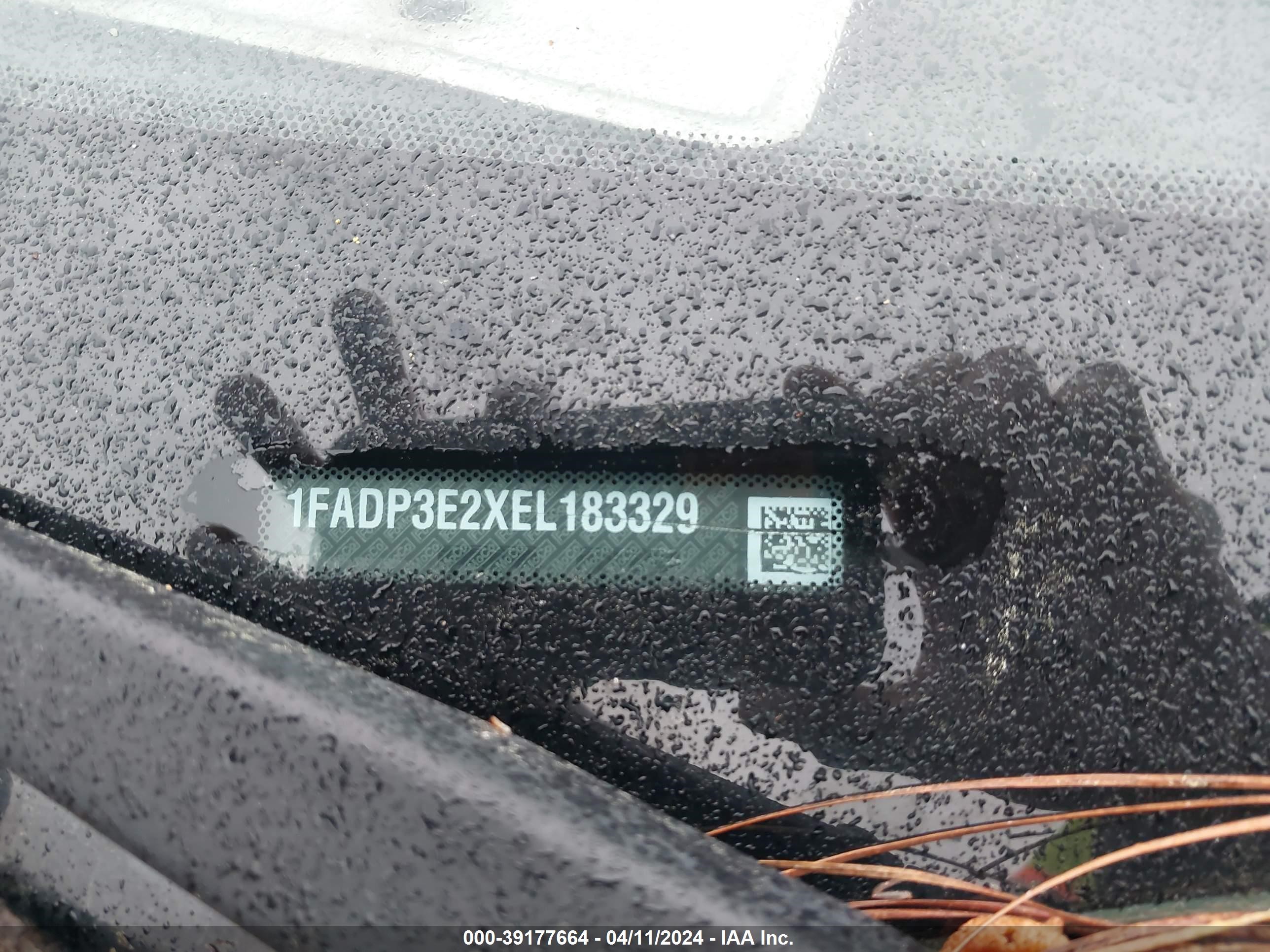 2014 Ford Focus S vin: 1FADP3E2XEL183329