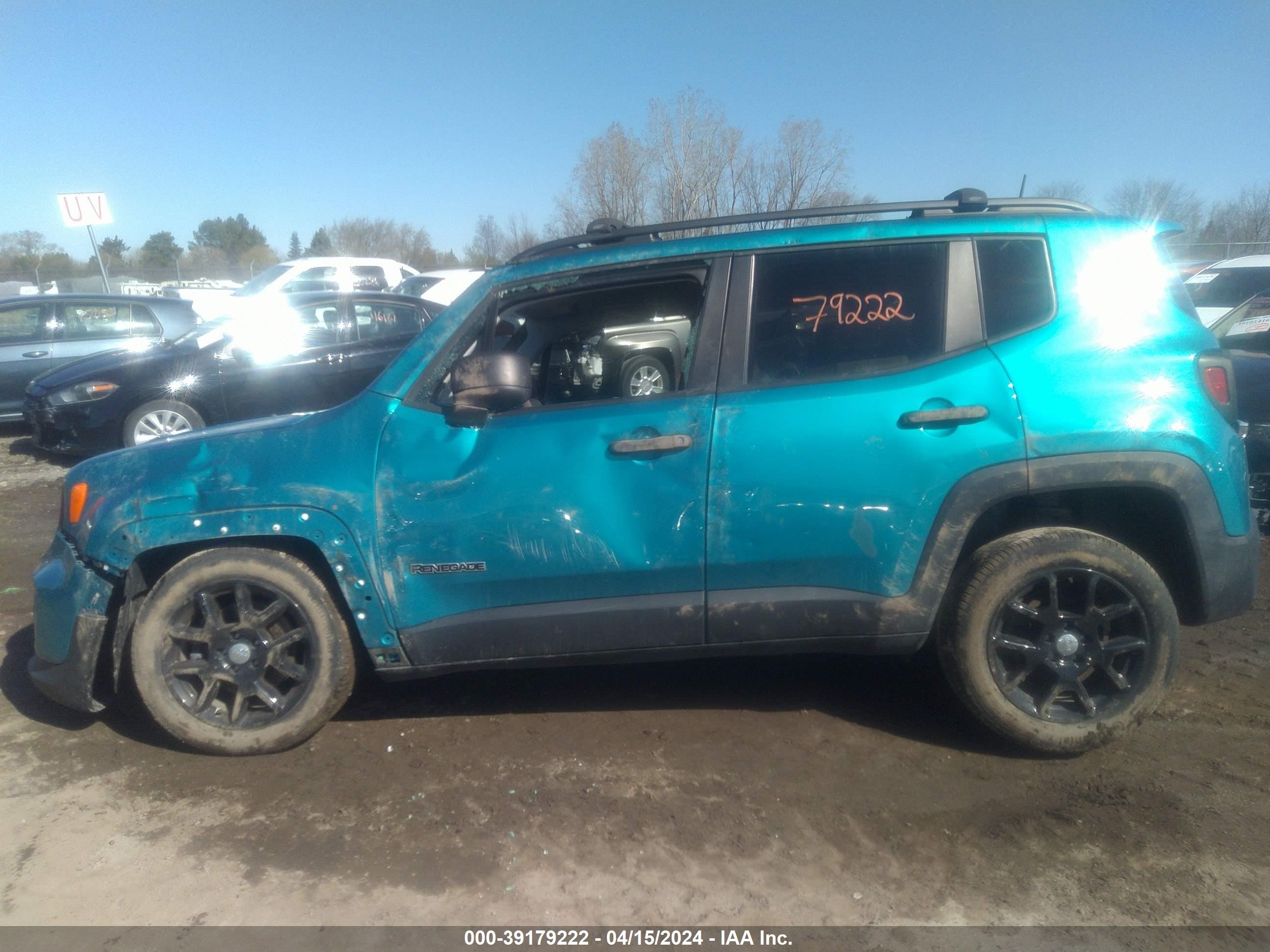 2020 Jeep Renegade Sport Fwd vin: ZACNJAABXLPL08975