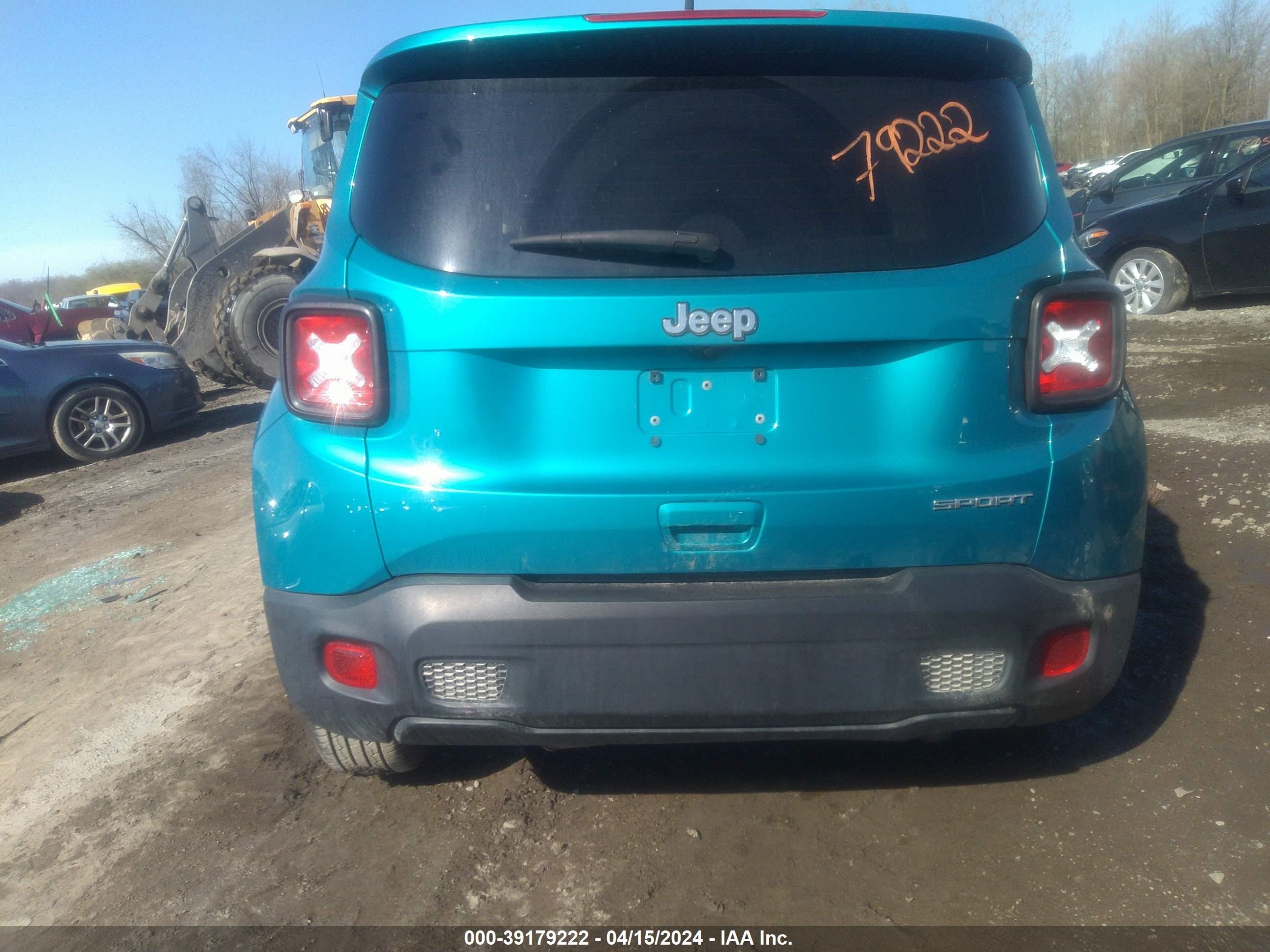 2020 Jeep Renegade Sport Fwd vin: ZACNJAABXLPL08975